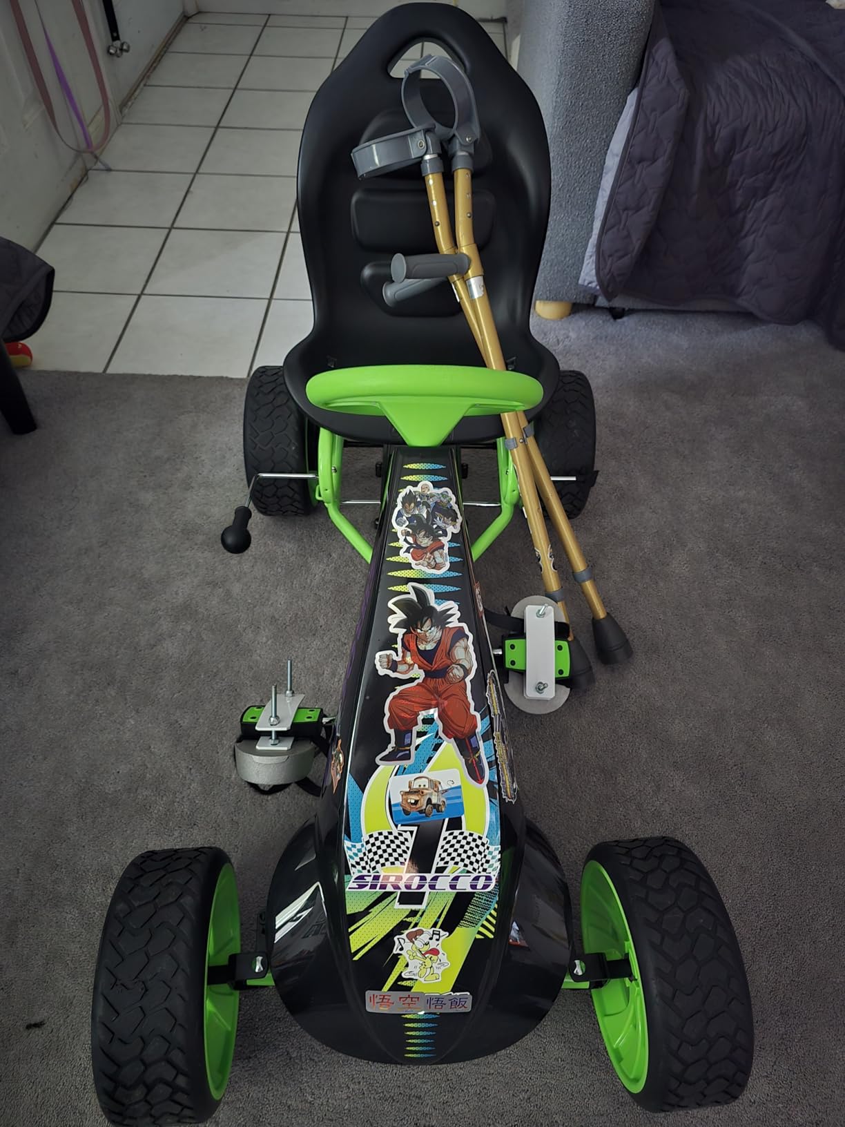 hauck Sirocco Go-Kart Kids Pedal Racing Cart w/ Low Profile Rubber Wheels & Ergonomic Seat customer photo 1