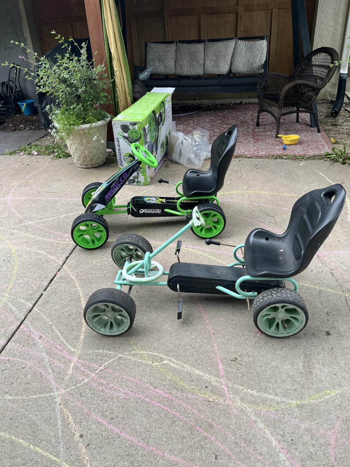 hauck Sirocco Go-Kart Kids Pedal Racing Cart w/ Low Profile Rubber Wheels & Ergonomic Seat customer photo 2