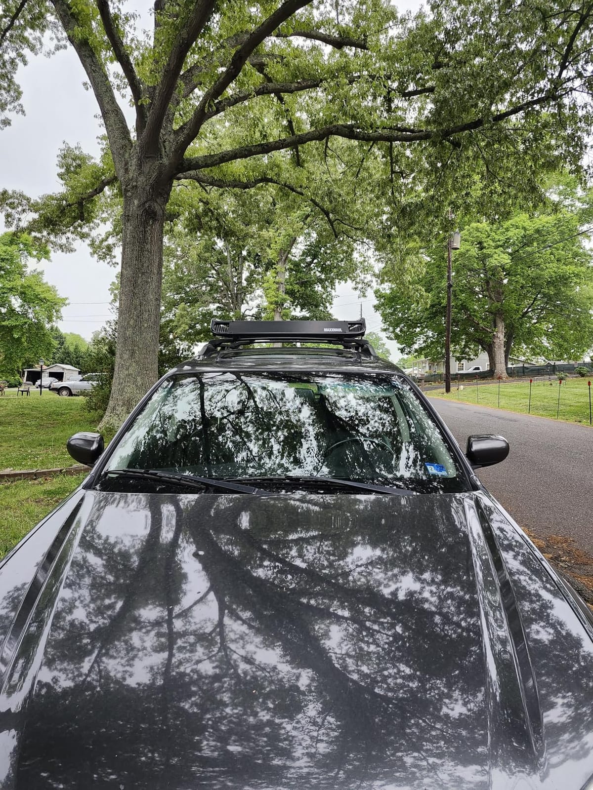 MaxxHaul Steel Roof Rack Cargo Basket, 46
