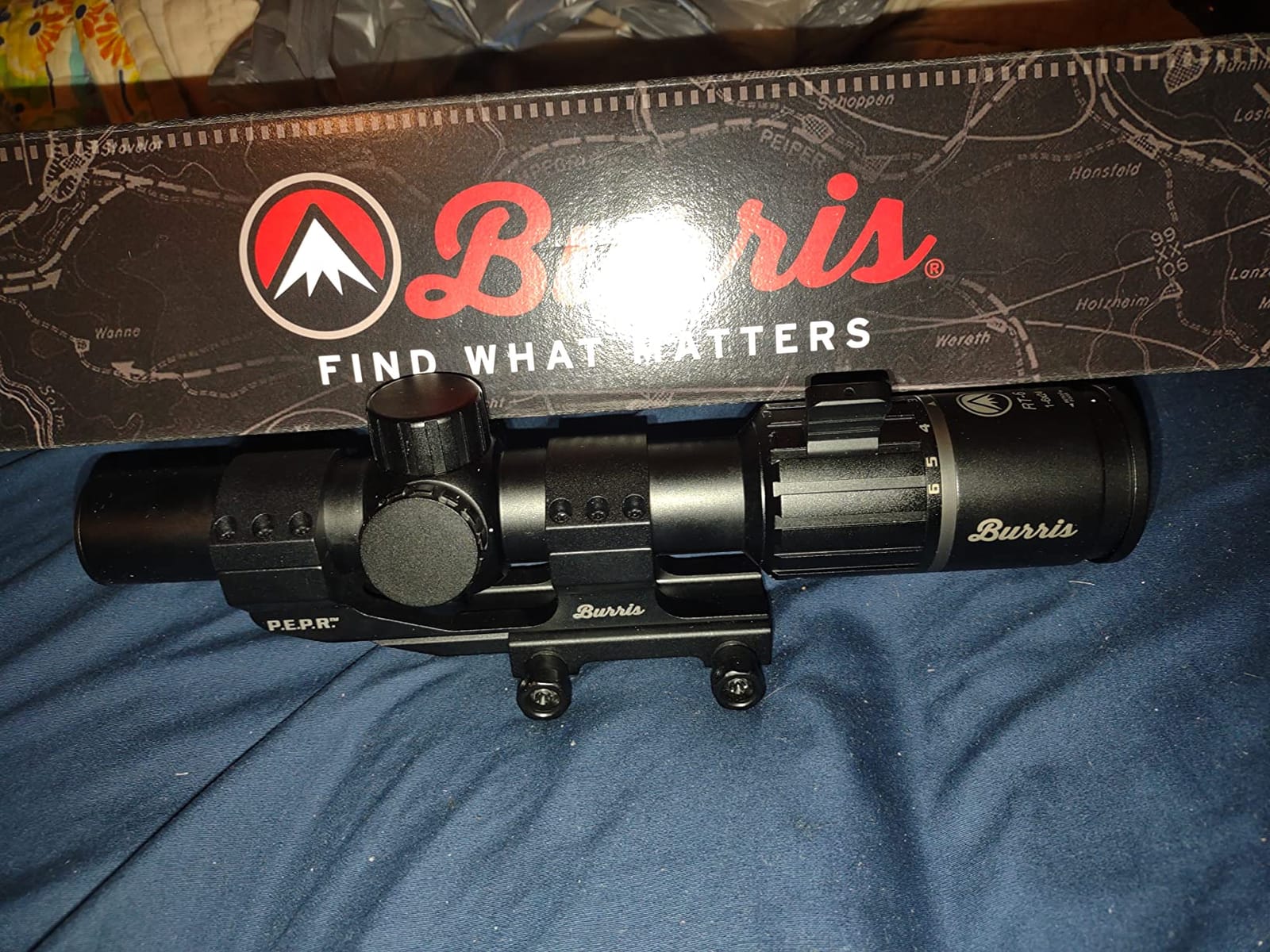Burris Optics LPVO RT-6 1-6x24mm Tactical Riflescope with Illuminated Ballistic Reticle, True 1x Magnification, Integrated Throw Lever, 30mm Tube, Rear Focal Plane, Matte Black customer photo 1