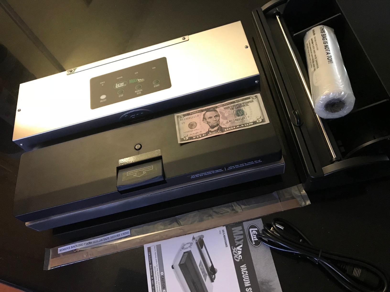 LEM Products MaxVac 500 Vacuum Sealer Machine, Heavy-Duty Aluminum customer photo 2