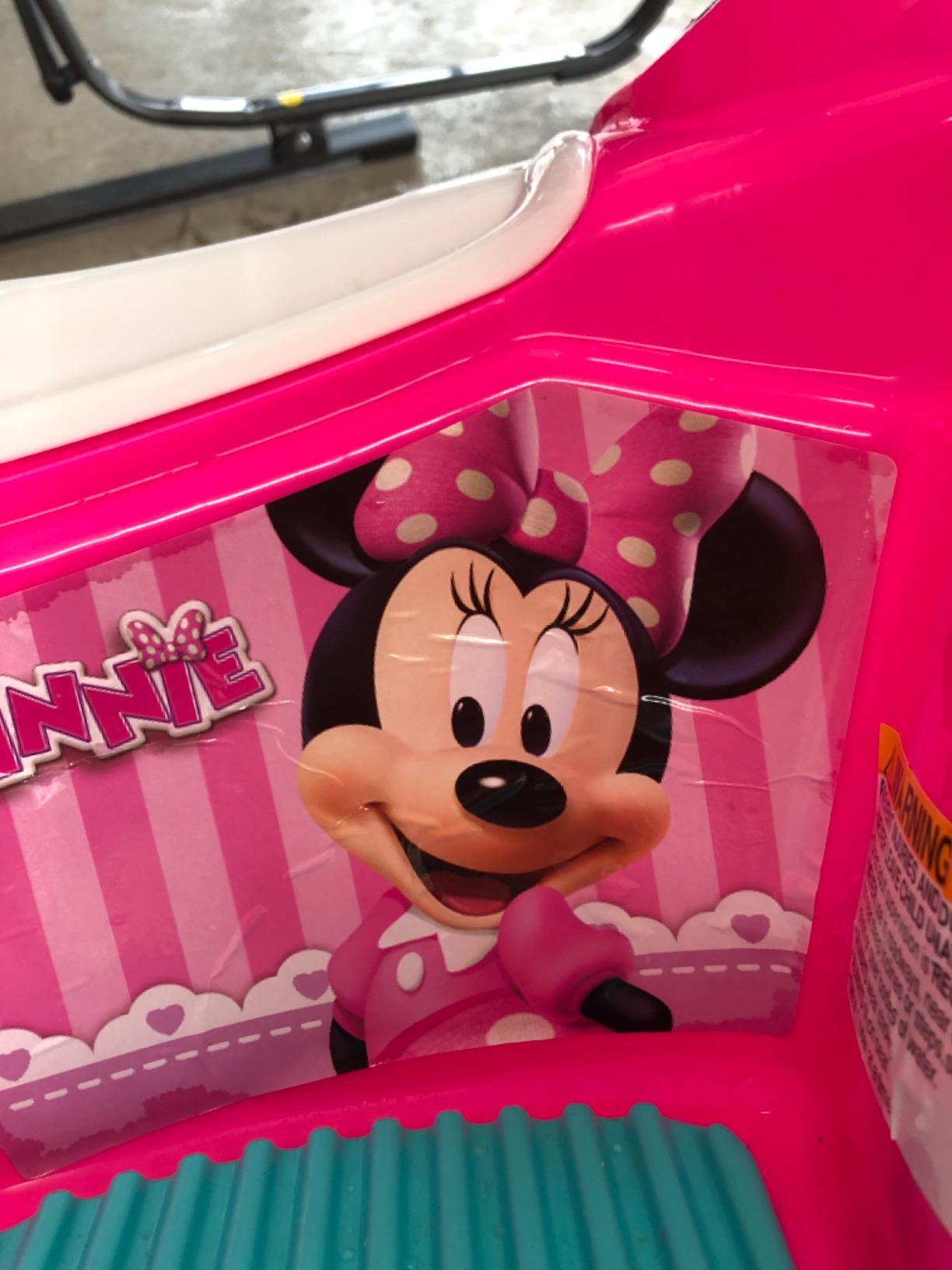 Kid Trax Toddler Disney Minnie Mouse Quad Ride-On, Kids 18-30 Months, 6V Battery and Charger Included, Max Weight 45 lbs, Hot Pink customer photo 1