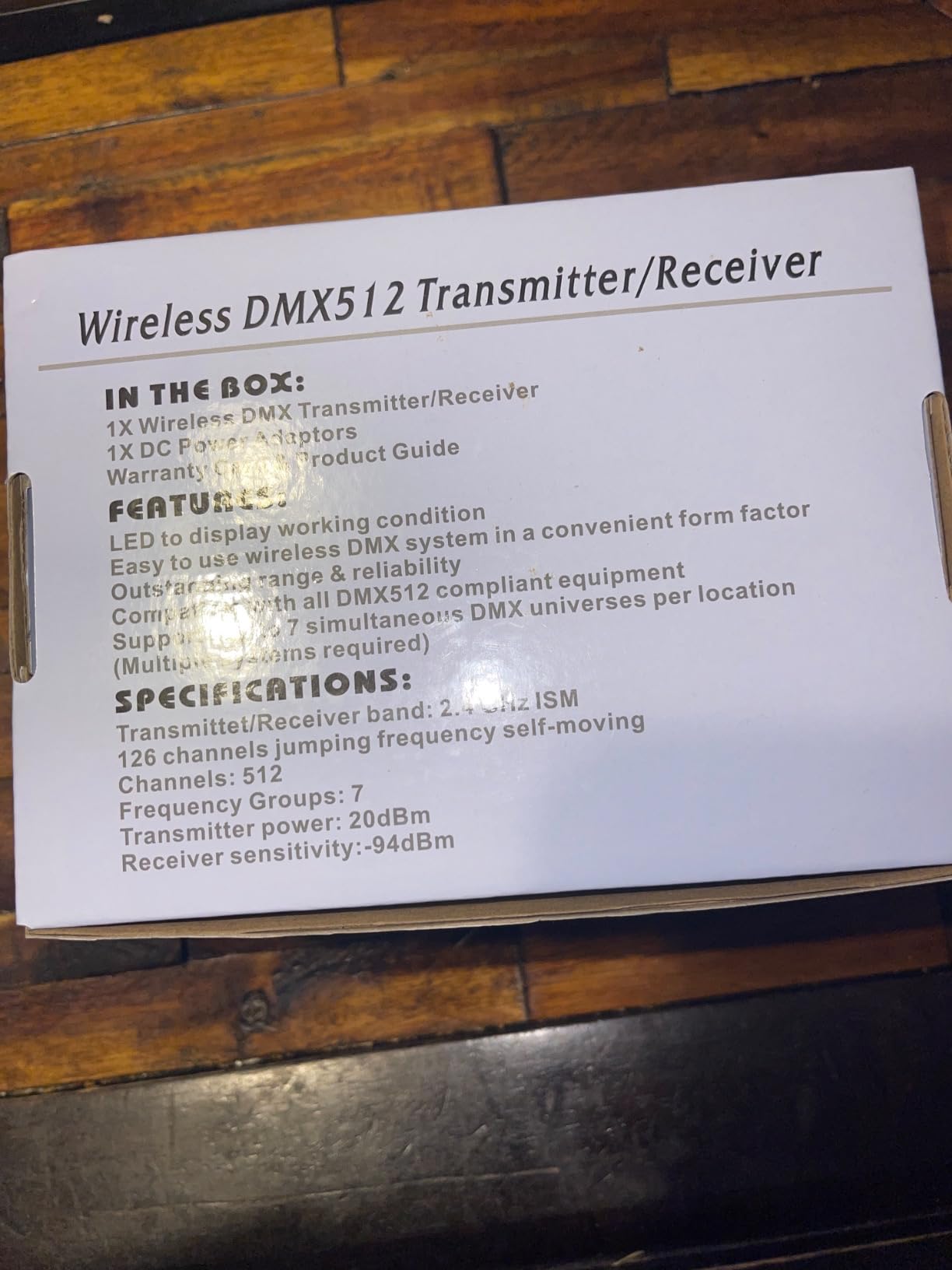 DMX Wireless, CHINLY 8pcs 2.4G DMX 512 1 Male Transmitter & 7 Female Receivers Short version for Stage PAR Party Light customer photo 2