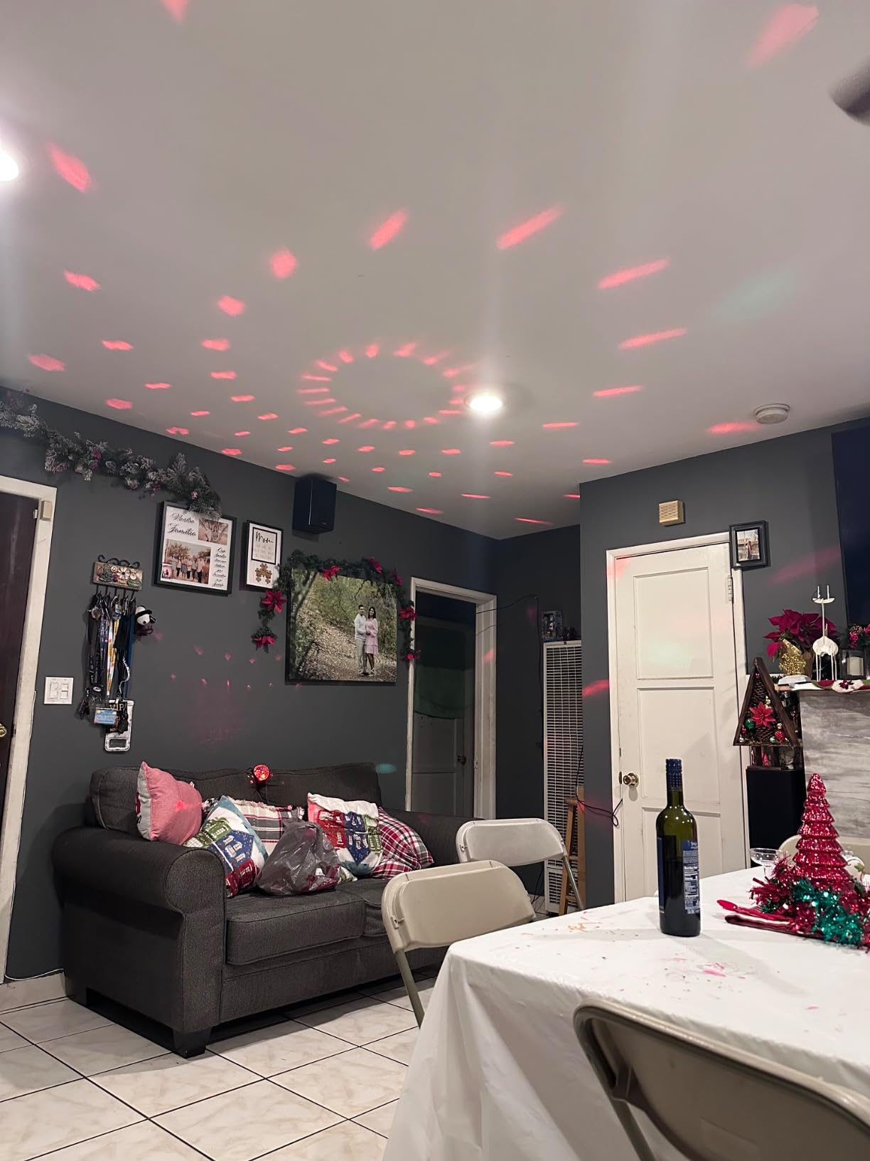 Luditek 2-Pack Sound Activated Party Lights with Remote, Disco Ball Strobe customer photo 2