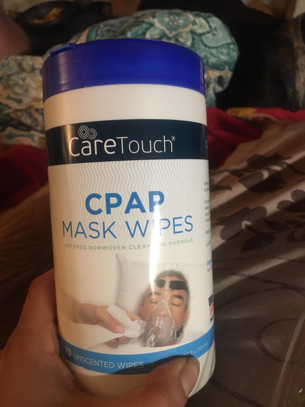 Care Touch CPAP Mask Wipes 70 Count (Pack of 3) Unscented customer photo 1