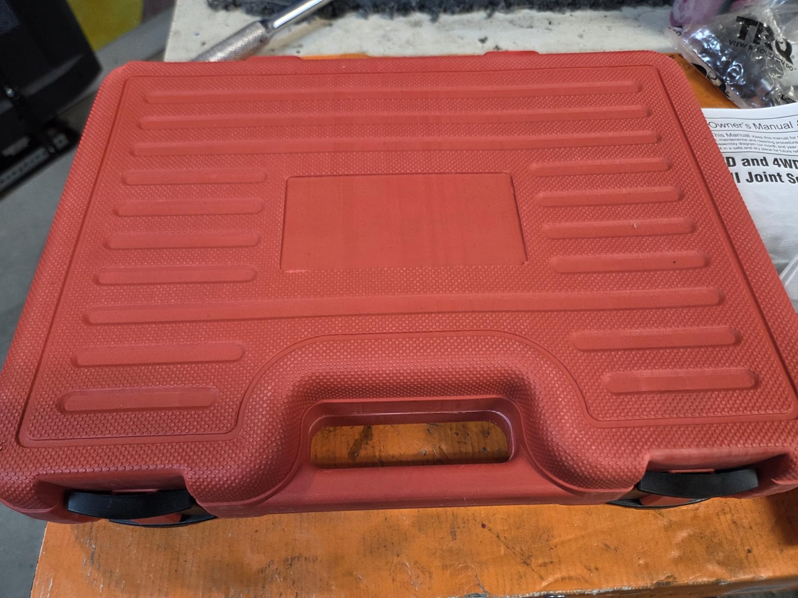 DAYUAN Ball Joint Press & U Joint Removal Tool Kit, Red Case customer photo 2