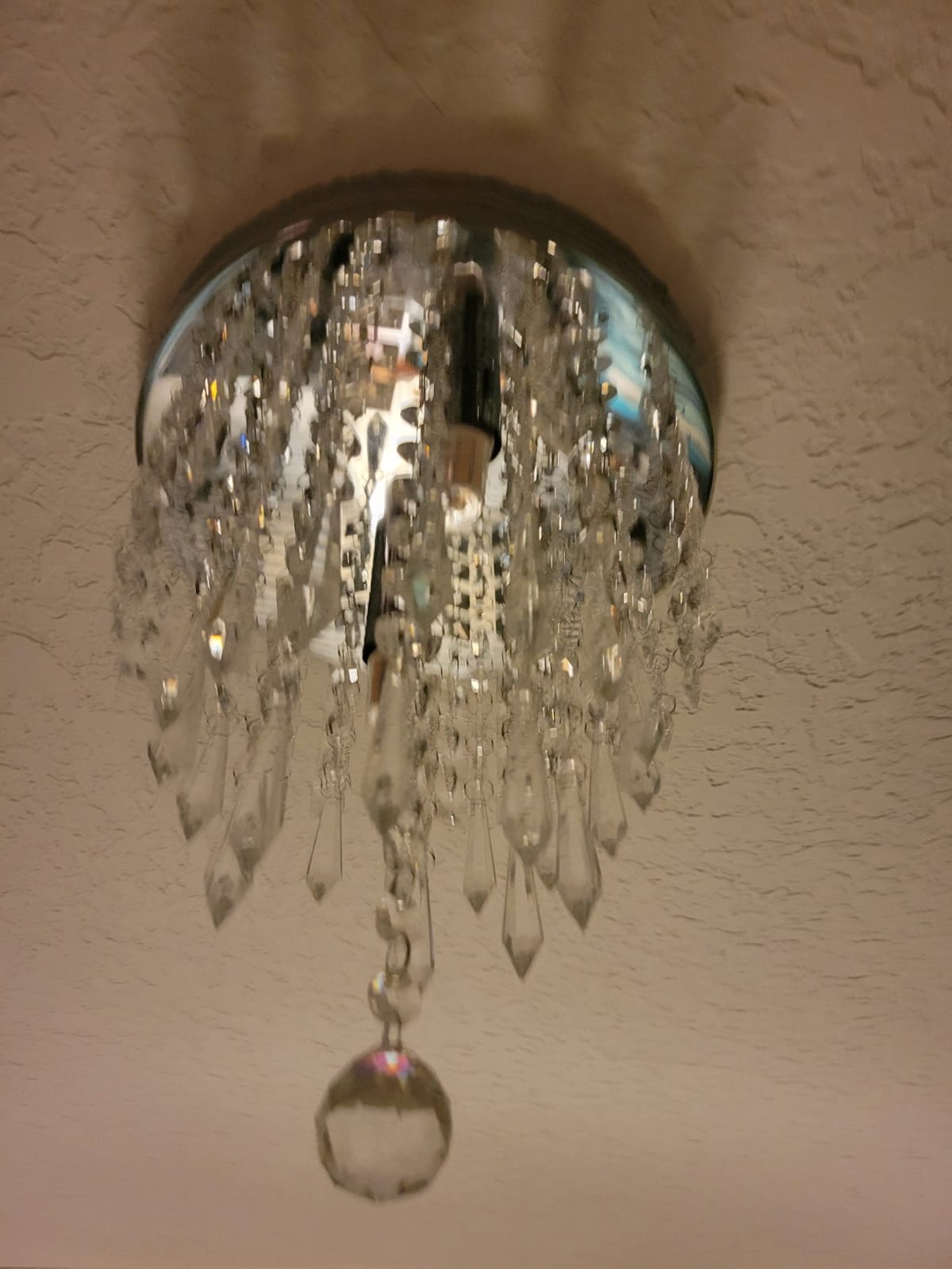 lifeholder Mini Chandelier, Crystal Chandelier Lighting, 2 Lights, Flush Mount Ceiling Light, H10.4'' x W8.66'' Modern Chandelier Lighting Fixture for Bedroom, Hallway, Bar, Kitchen, Bathroom customer photo 2