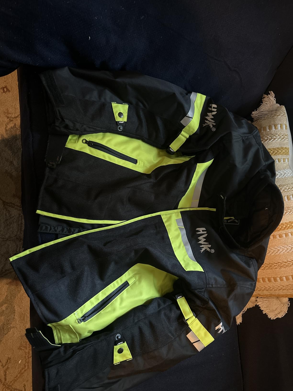 HWK Mesh Motorcycle Jacket Riding Air Motorbike Jacket Biker CE Armored Breathable customer photo 1