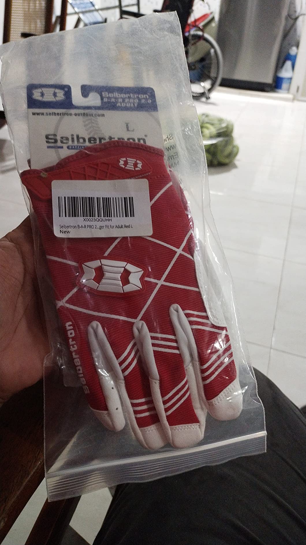 Seibertron B-A-R PRO 2.0 Signature Baseball + Softball + Teeball Batting Gloves Super Grip Finger Multiple 11 Sizes + 5 Colors Available Fit Adult Youth Boys Girls Mens Women customer photo 2