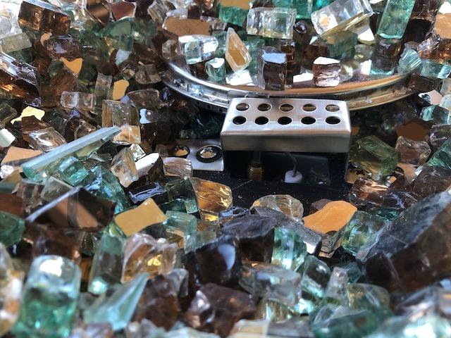 LEGACY HEATING 28in Gas Fire Pit Table, Outdoor Firepit, Black customer photo 1