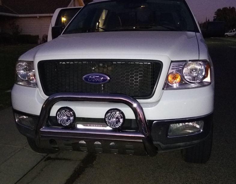 TAC Bull Bar for 2004-2026 Ford F150 Pickup Truck (Excl. Heritage Edition and 10-14 F150 Raptor Models) / 2003-2017 Ford Expedition SUV 3” Stainless Steel Front Bumper Grille Guard Brush Guard customer photo 1