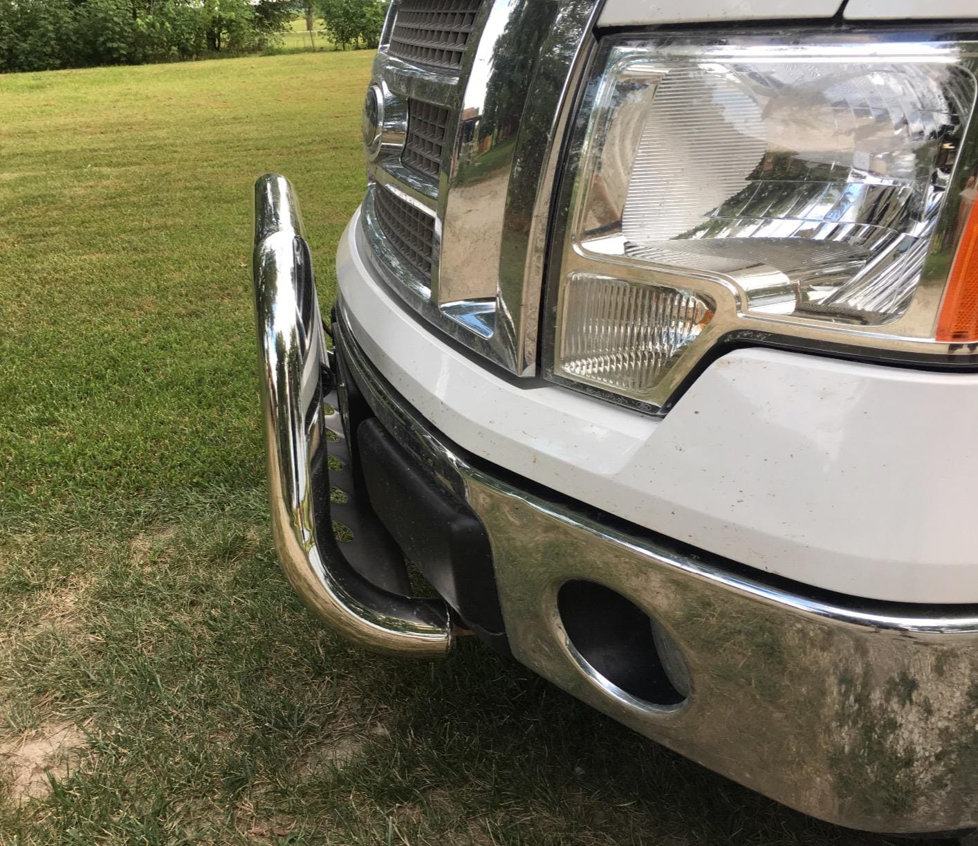 TAC Bull Bar for 2004-2026 Ford F150 Pickup Truck (Excl. Heritage Edition and 10-14 F150 Raptor Models) / 2003-2017 Ford Expedition SUV 3” Stainless Steel Front Bumper Grille Guard Brush Guard customer photo 2
