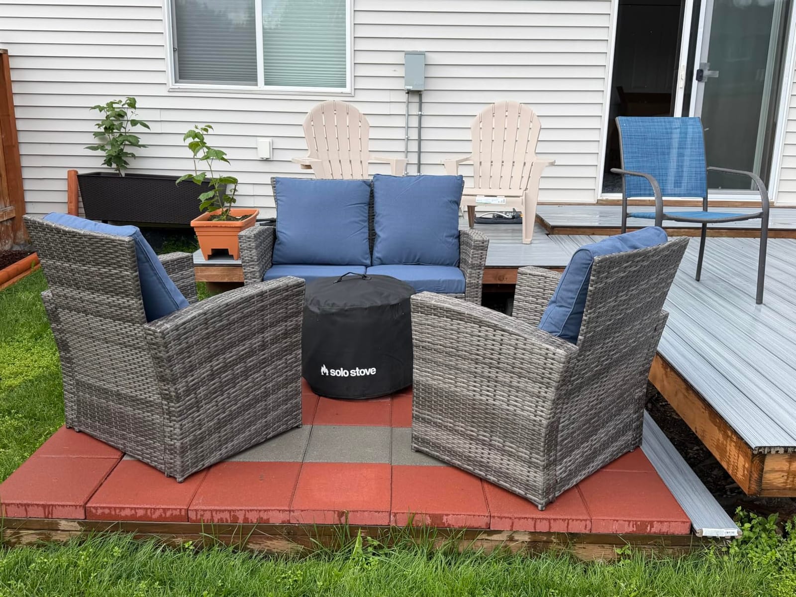 Wisteria Lane Patio Furniture Set, Wicker Outdoor Furniture for All Weather customer photo 1