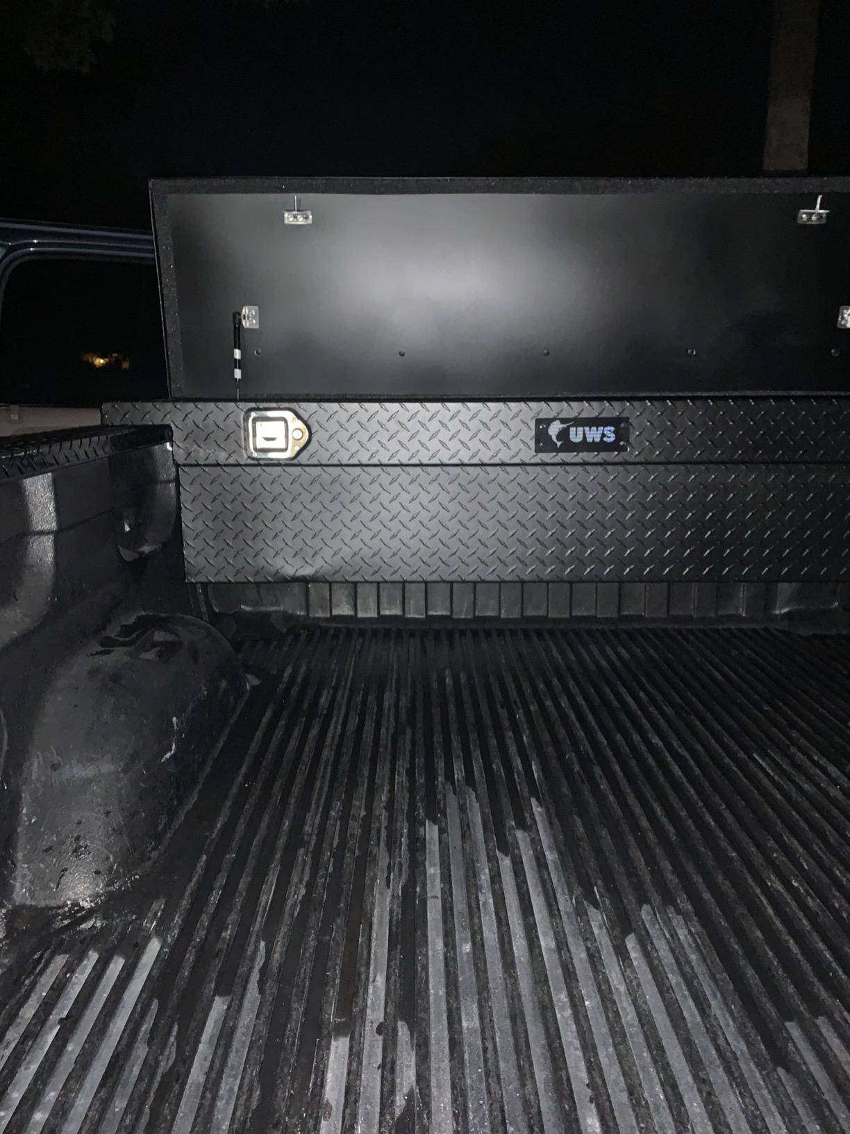 UWS EC10473 69-Inch Matte Black Heavy-Wall Aluminum Truck Tool Box with Low Profile, RigidCore Lid customer photo 1