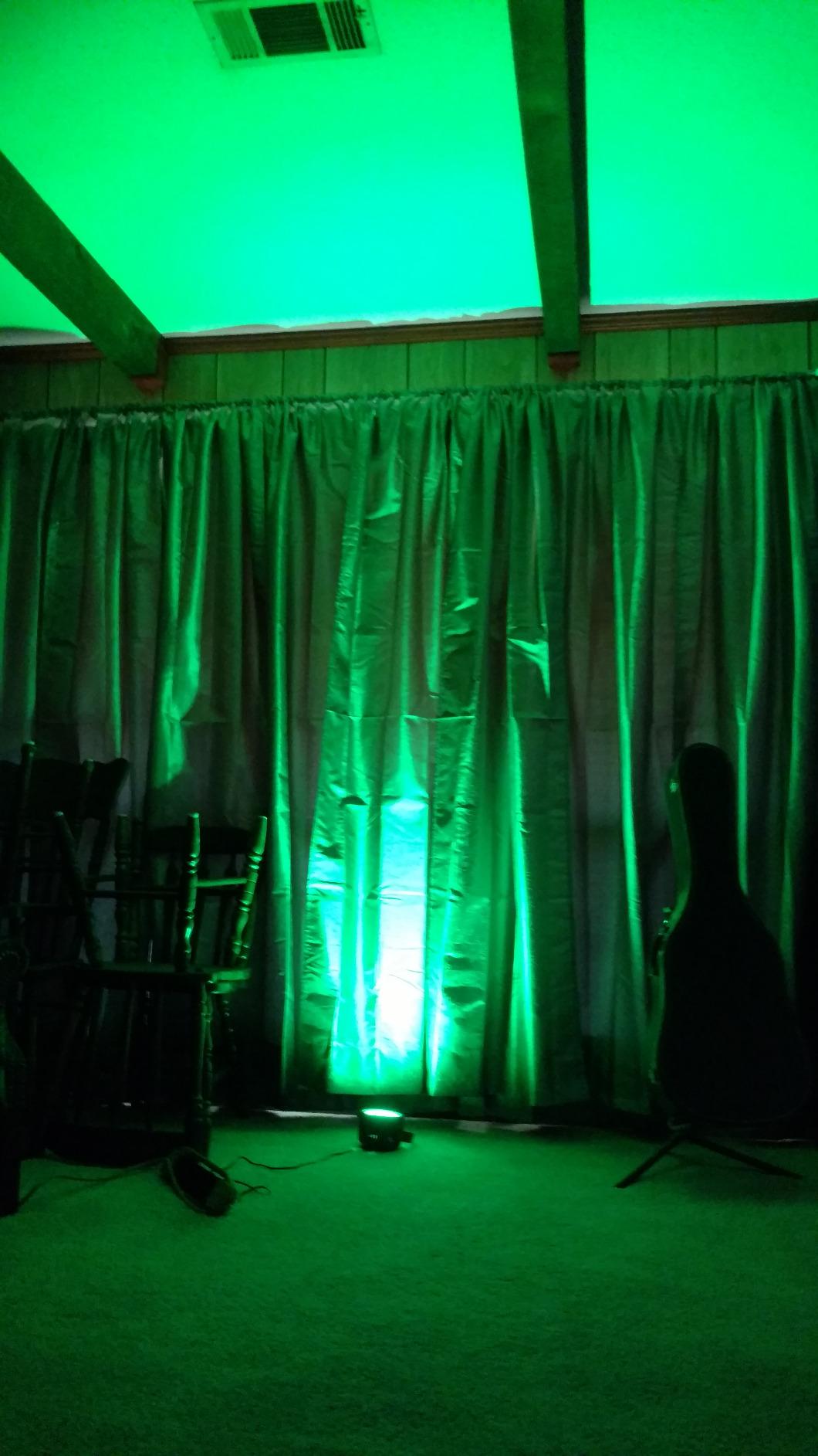 Stage Wash Light, JLPOW Super Bright Mini COB Par Can Lights with DMX and Remote Control, Smooth RGB Color Mixing DJ Up Lighting, for Wedding/Birthdays/Christmas Party Show Dance Gigs Bar Club Church customer photo 2