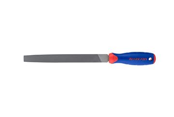 WORKPRO W051002 10 In. Flat File – Durable Steel File to Sharpen Tools and Deburr, Comfortable Anti-Slip Grip, Double Cut – Tool Sharpener for Professionals and DIY (Single Pack) customer photo 1