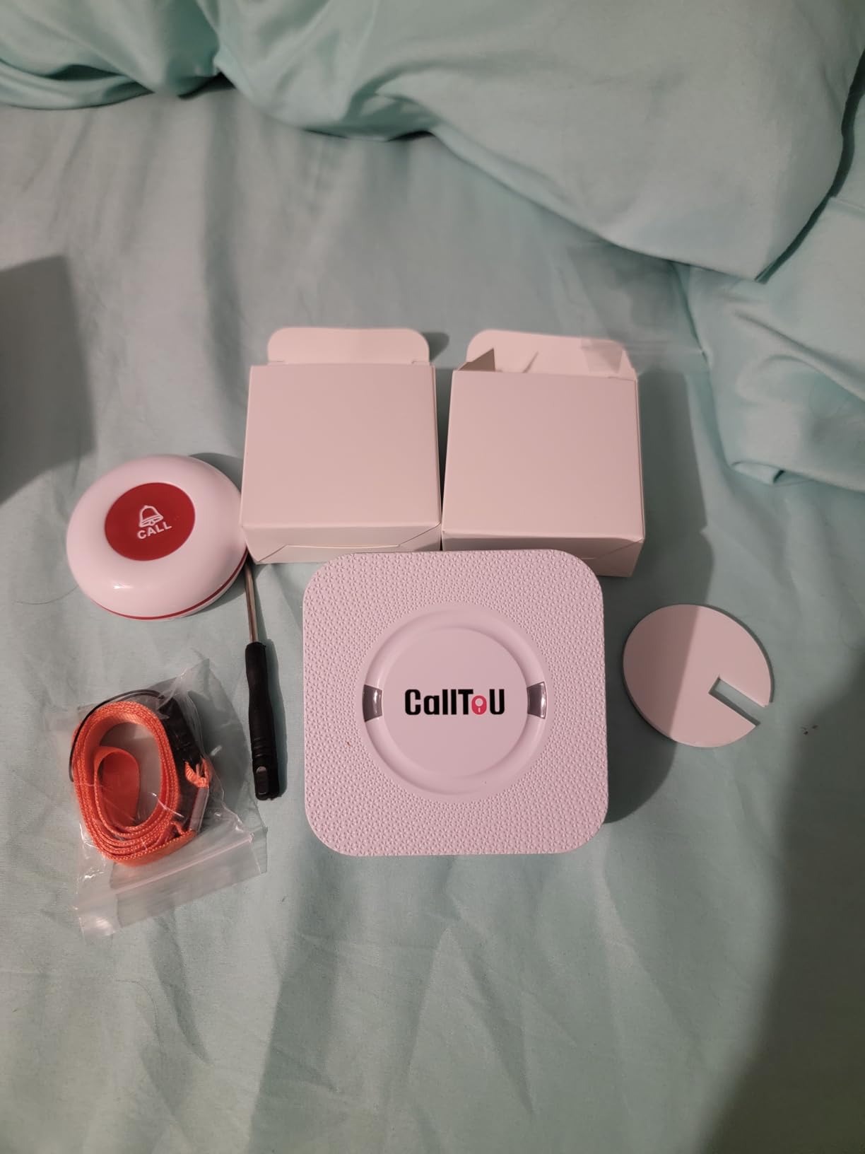 CallToU Wireless Caregiver Pager Call Button Call Bell Medical Alert System customer photo 1