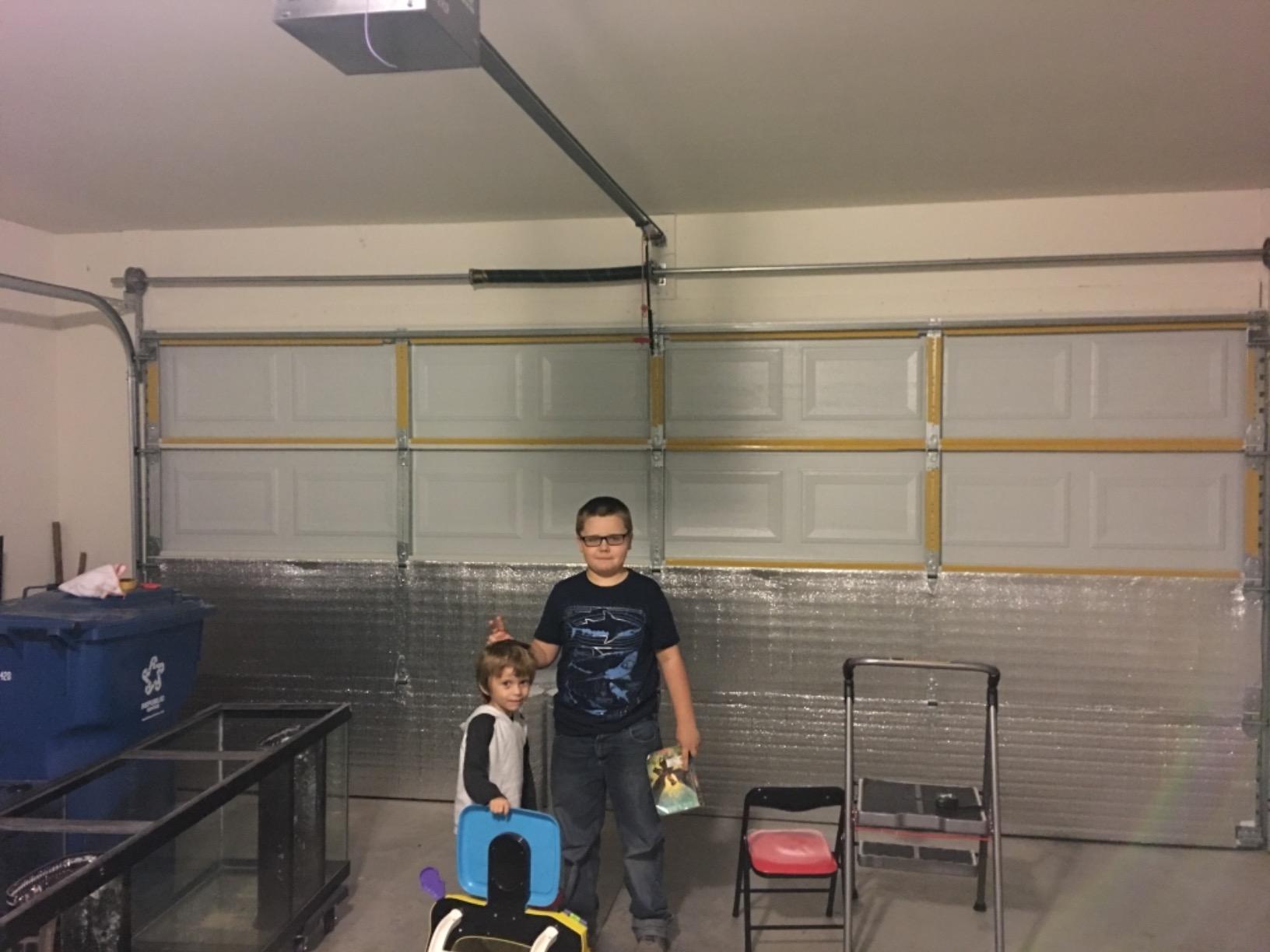 SmartGARAGE- Reflective Garage Door Insulation Kit 2 car - 18'W x 7'H (Reflective/Reflective) customer photo 1