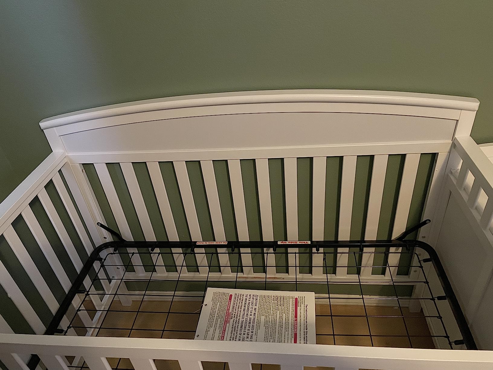 Graco Benton 4-in-1 Convertible Crib and Changer, White customer photo 1