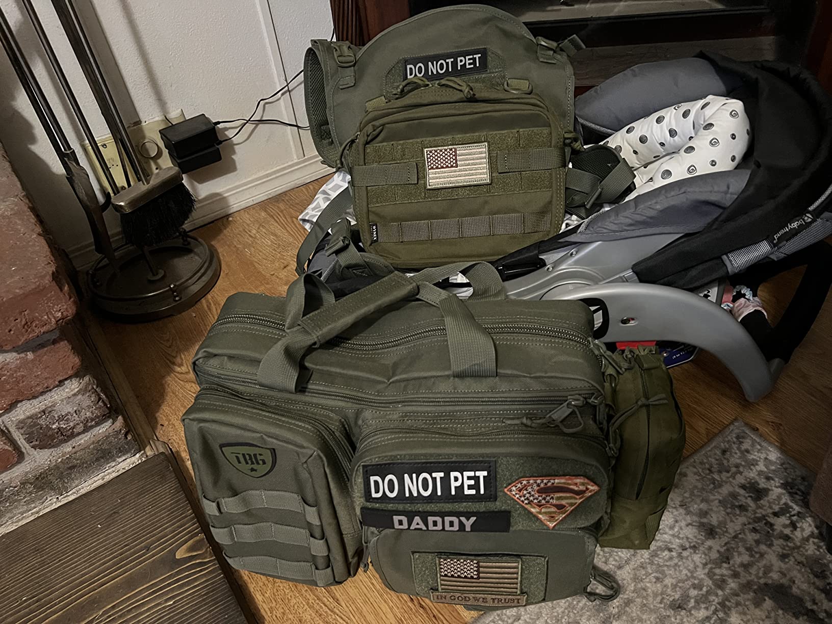 Tactical Baby Gear Tactical Baby Carrier for Dads - Black Camo customer photo 1