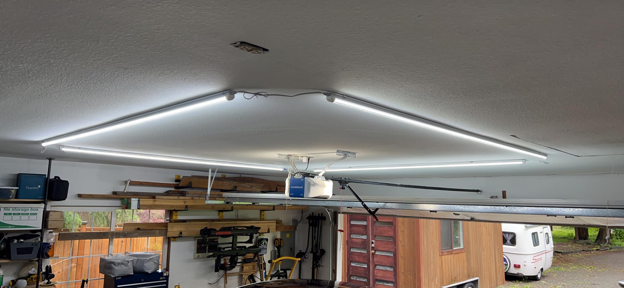 SHOPLED 8FT Led Shop Light 100W 15000LM 6500K Linkable Shop Light customer photo 2