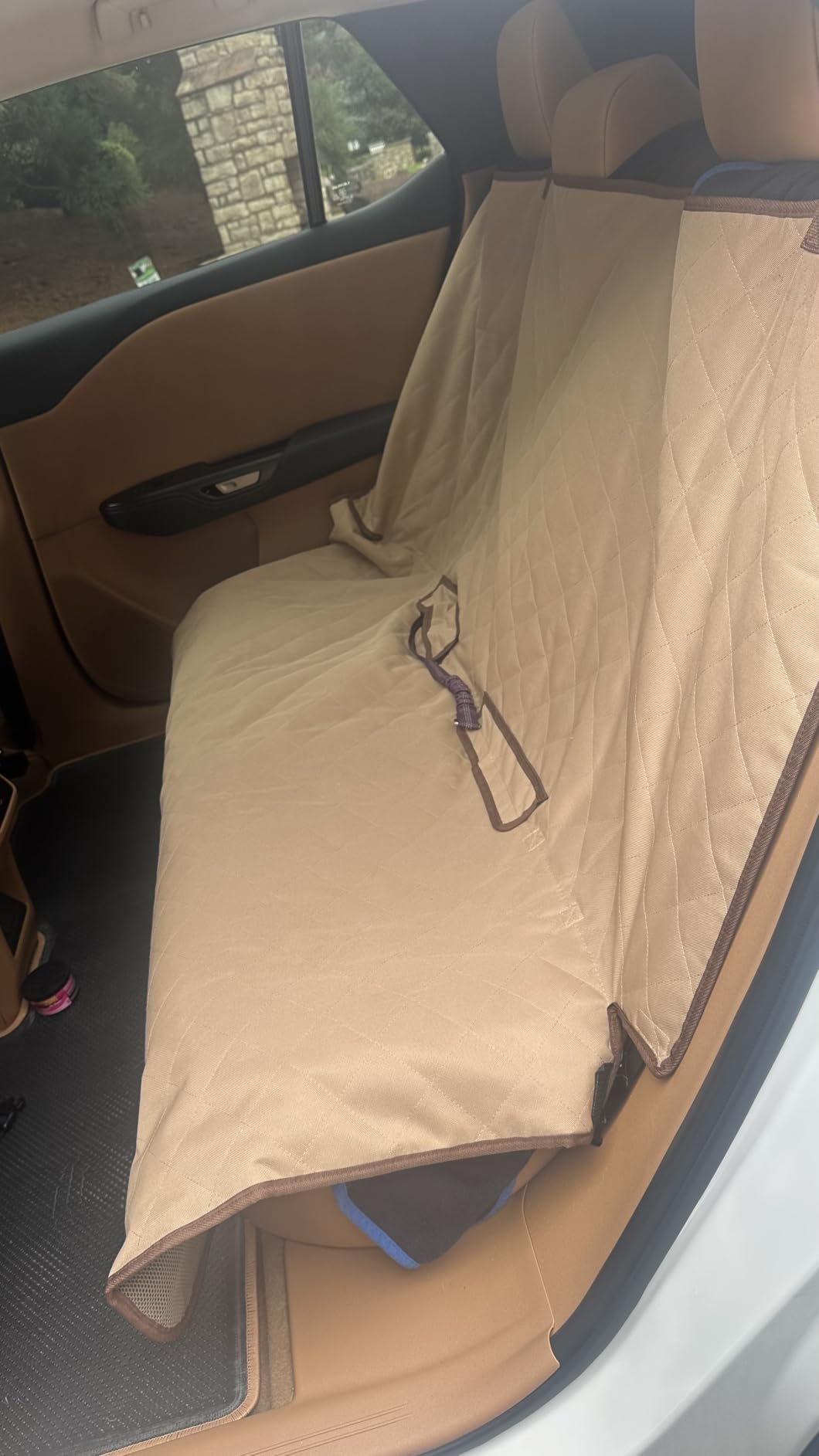 VIEWPETS Bench Car Seat Cover Protector, Waterproof Heavy-Duty, Black customer photo 1