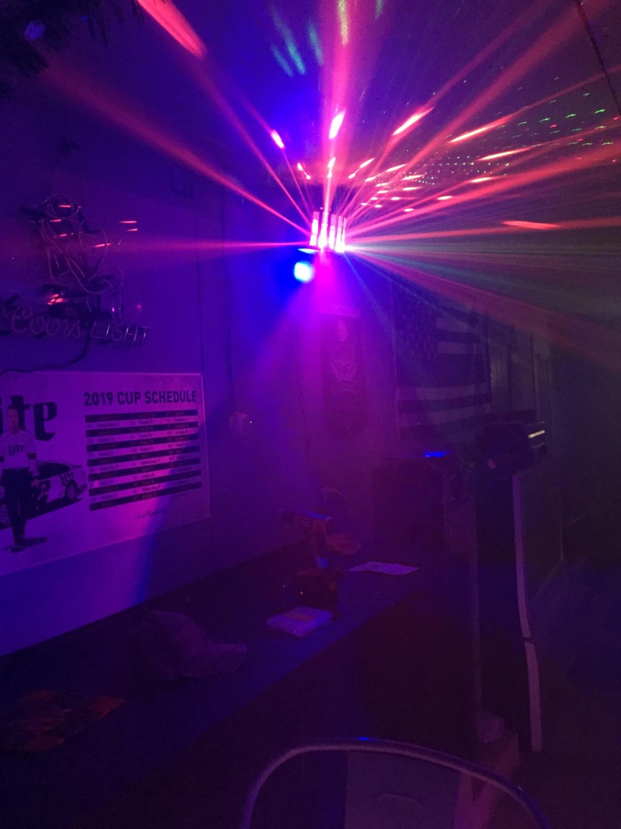 Halloween Strobe Light with Remote, JLPOW Sound Activated Mini Strobe Lights Super Bright 48 RGB LED, Remote Control Flash Stage Lighting, Best for DJ Party Show Club Disco Halloween customer photo 1