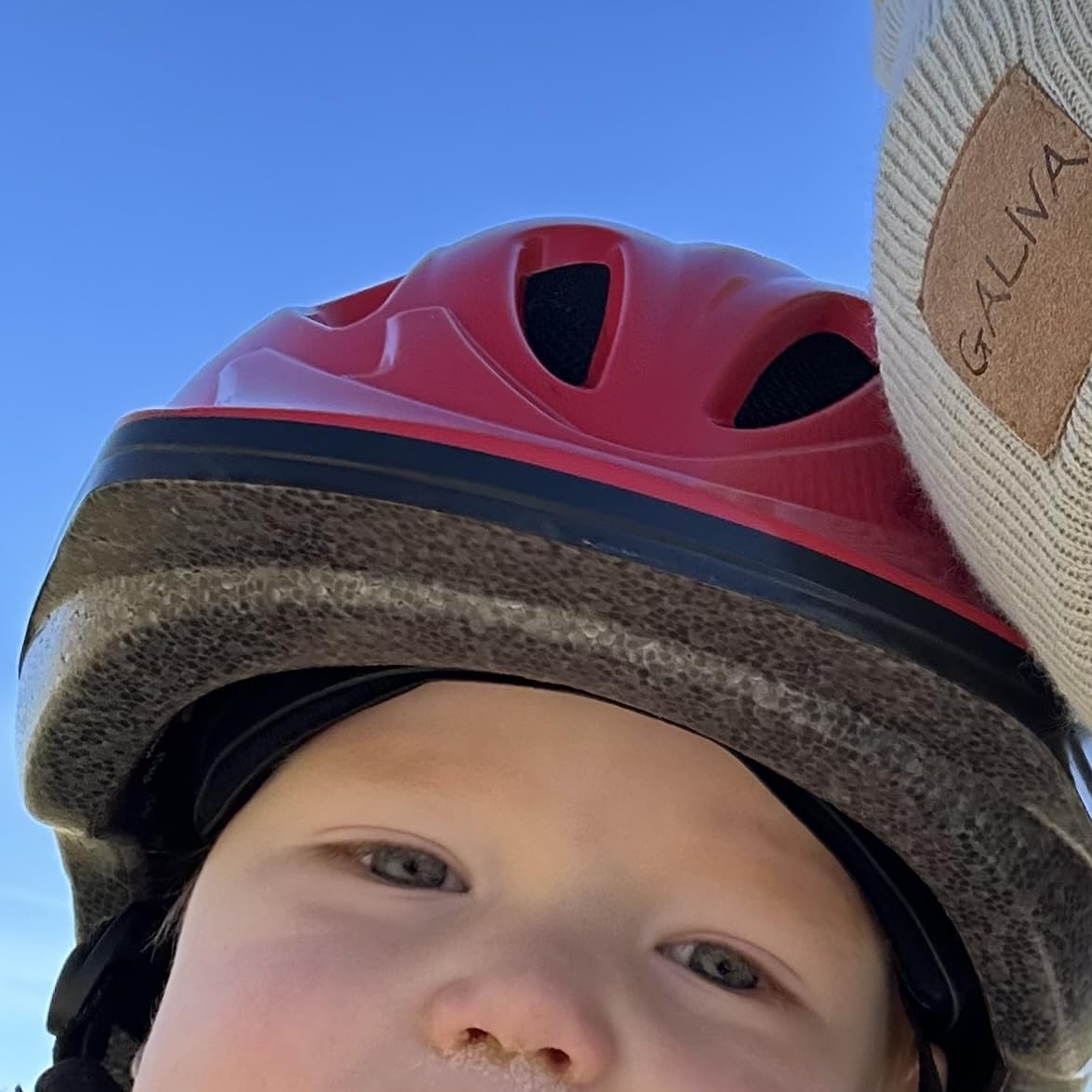 Joovy Noodle Bike Helmet for Toddlers and Kids Aged 1-9 (Medium/Red) customer photo 2
