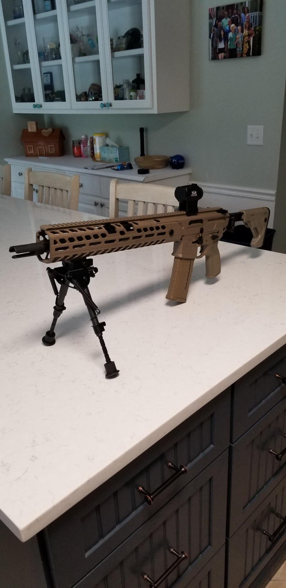 CVLIFE Carbon Fiber Picatinny Bipod Sling Stud Bipod with Adapter Field Use customer photo 1