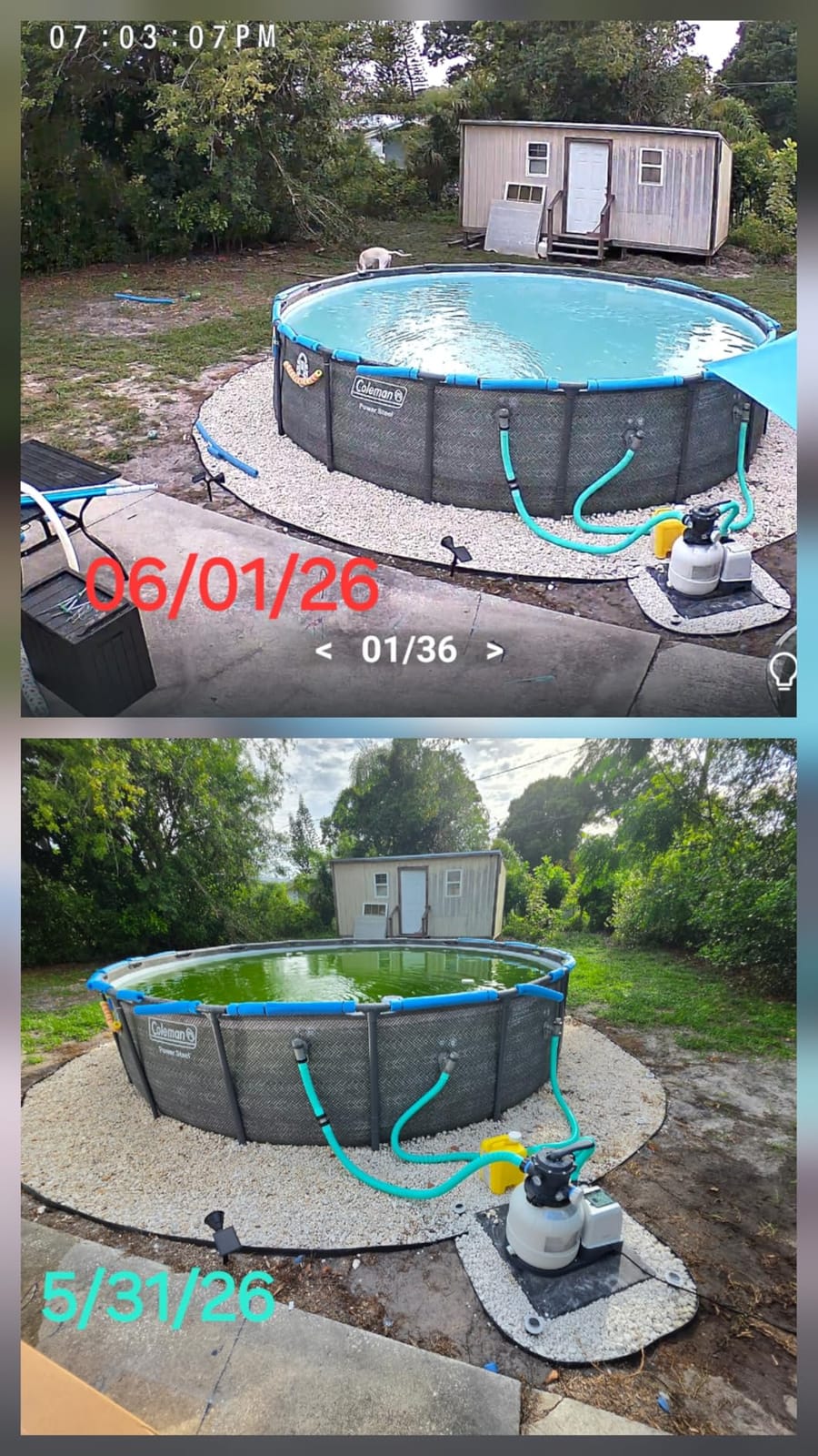 INTEX Krystal Clear 2,100 GPH Sand Filter Pump for Above Ground Pools customer photo 2