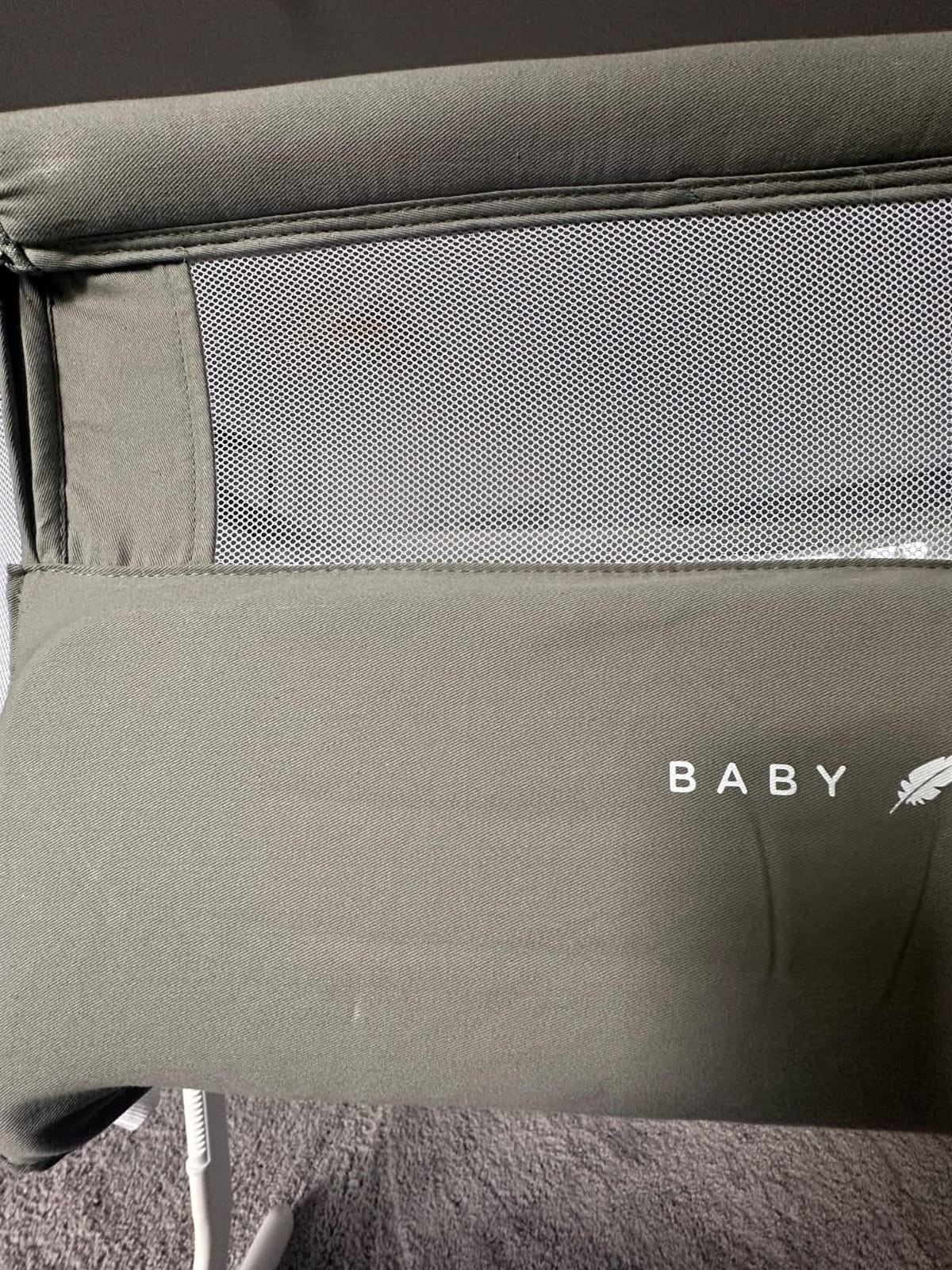 Baby Delight Beside Me Dreamer Bassinet | Bedside Sleeper | 7-Position Height Adjustment | Charcoal Tweed customer photo 1