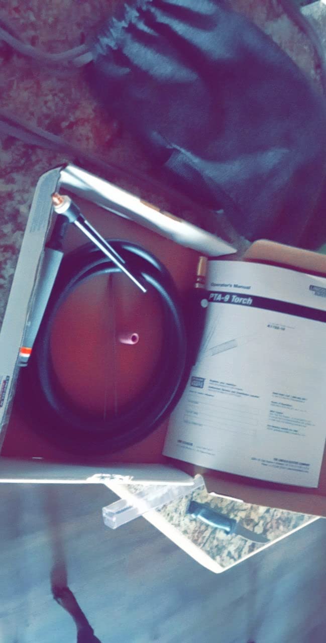Lincoln Electric PTA-9 Ready to Weld TIG Torch - for Air-Cooled TIG Welding - Rigid Torch Head - 12.5 FT, 1 Piece Cable - K1782-16 customer photo 2