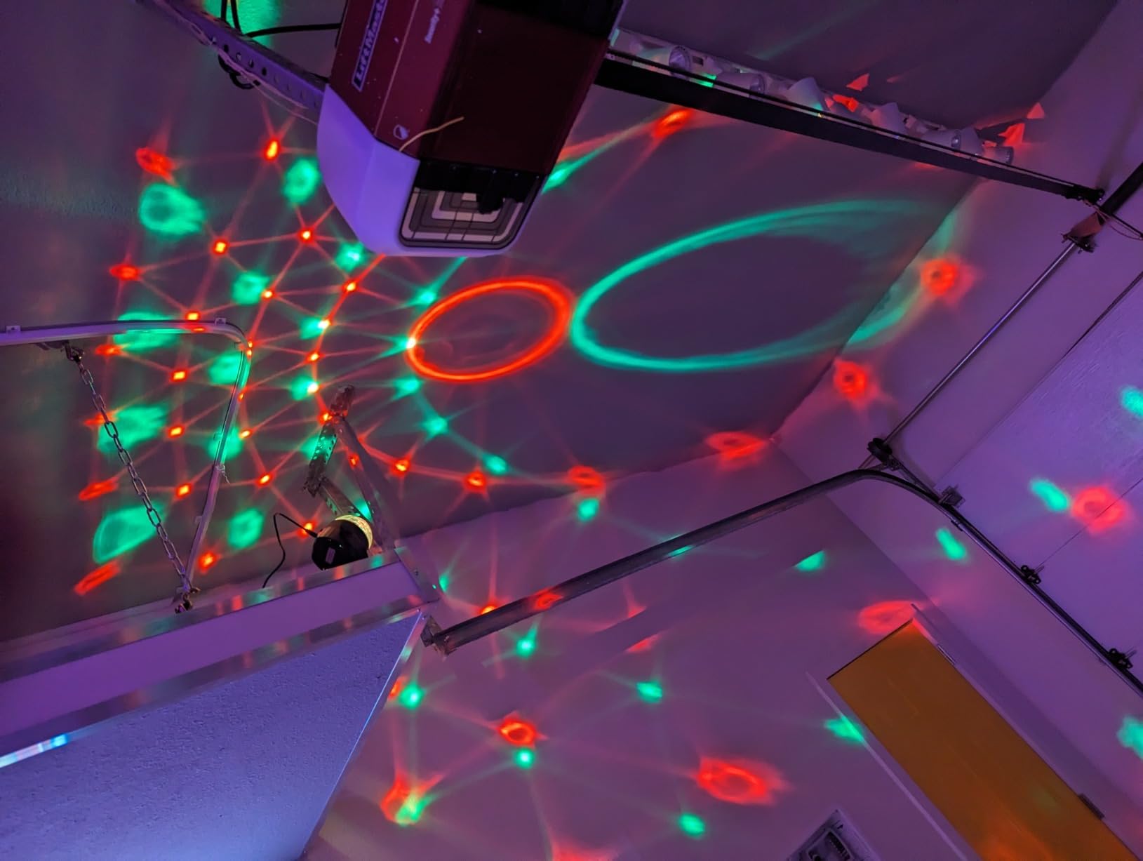 Luditek 2-Pack Portable Sound Activated Party Lights, Battery Powered/USB customer photo 2