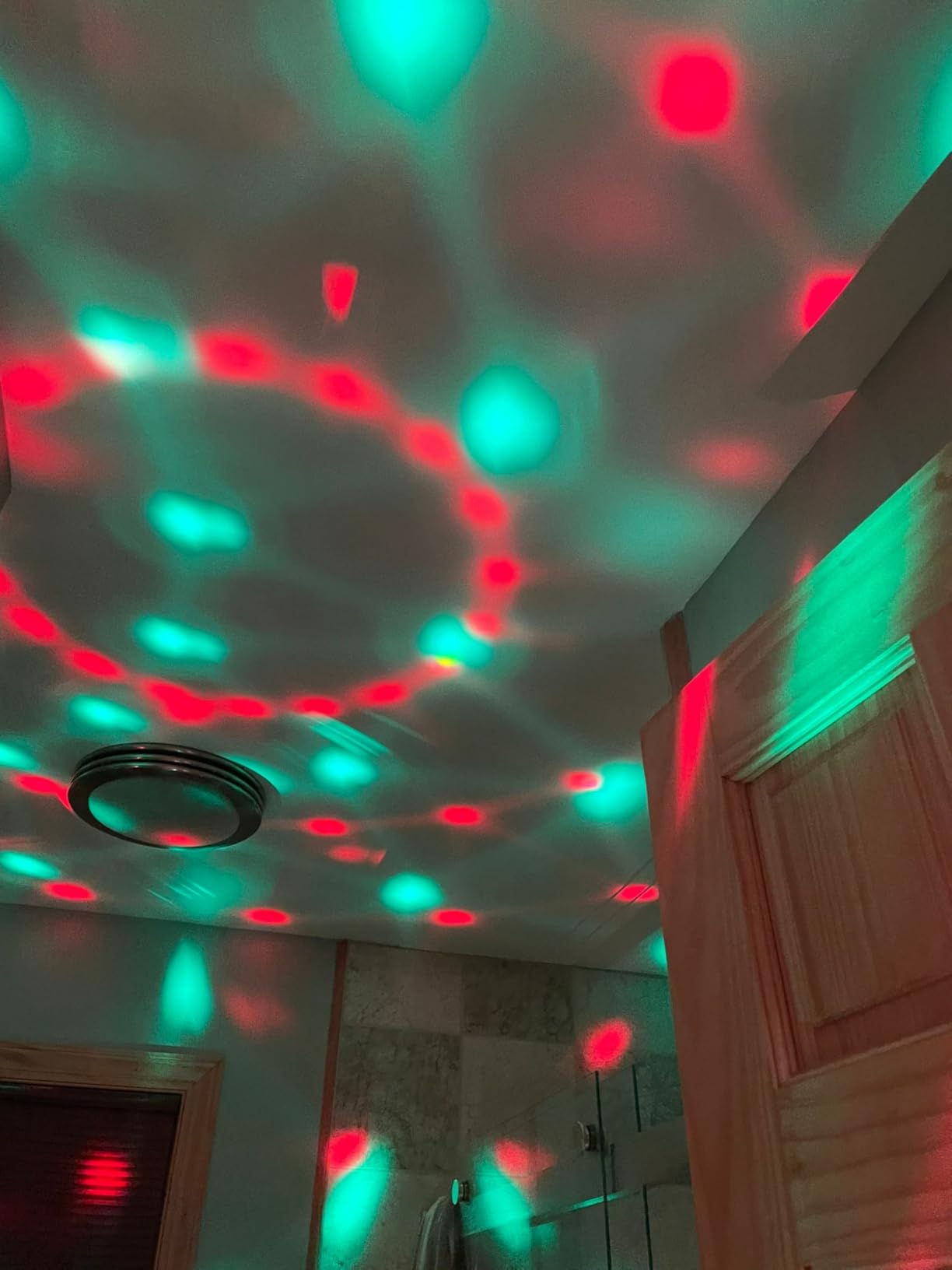 Party Lights,Disco Light Disco Ball Dj Rave Lights Strobe Lights Sound Activated Stage Lights Projected Effect Dancing Light Remote Control for Birthday Xmas Wedding Bar Glow Party Christmas customer photo 1
