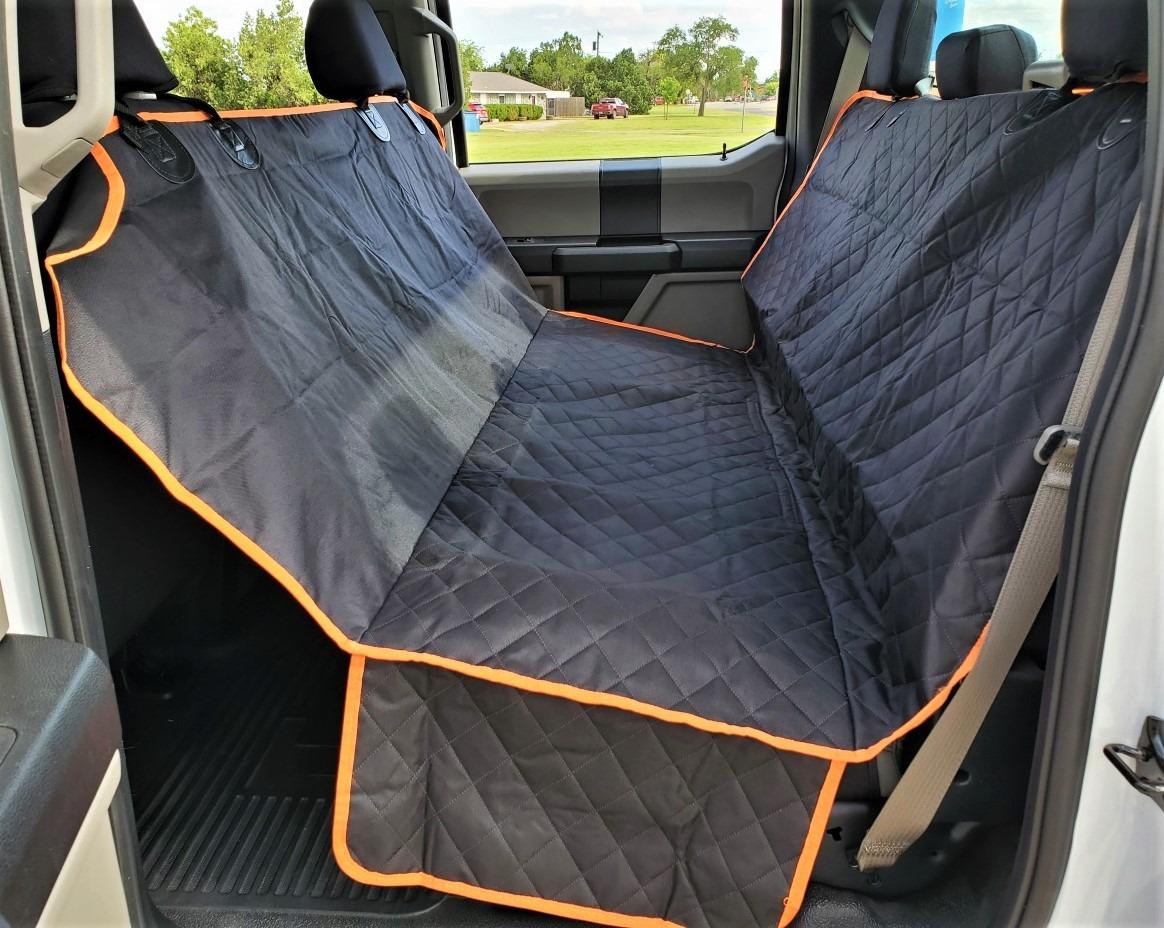 Active Pets Black Standard Dog Car Hammock Back Seat Cover, Waterproof Backseat Cover Protector for Truck Bench Rear of Sedans or SUVs, Essential Pet Supplies Vacuum or Wipe Clean, Machine Washable customer photo 2