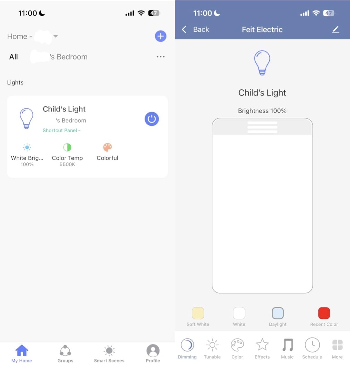 Feit Electric Smart Light Bulbs, A19 RGBW Color Changing - 60W Eq - 1 Pack customer photo 2