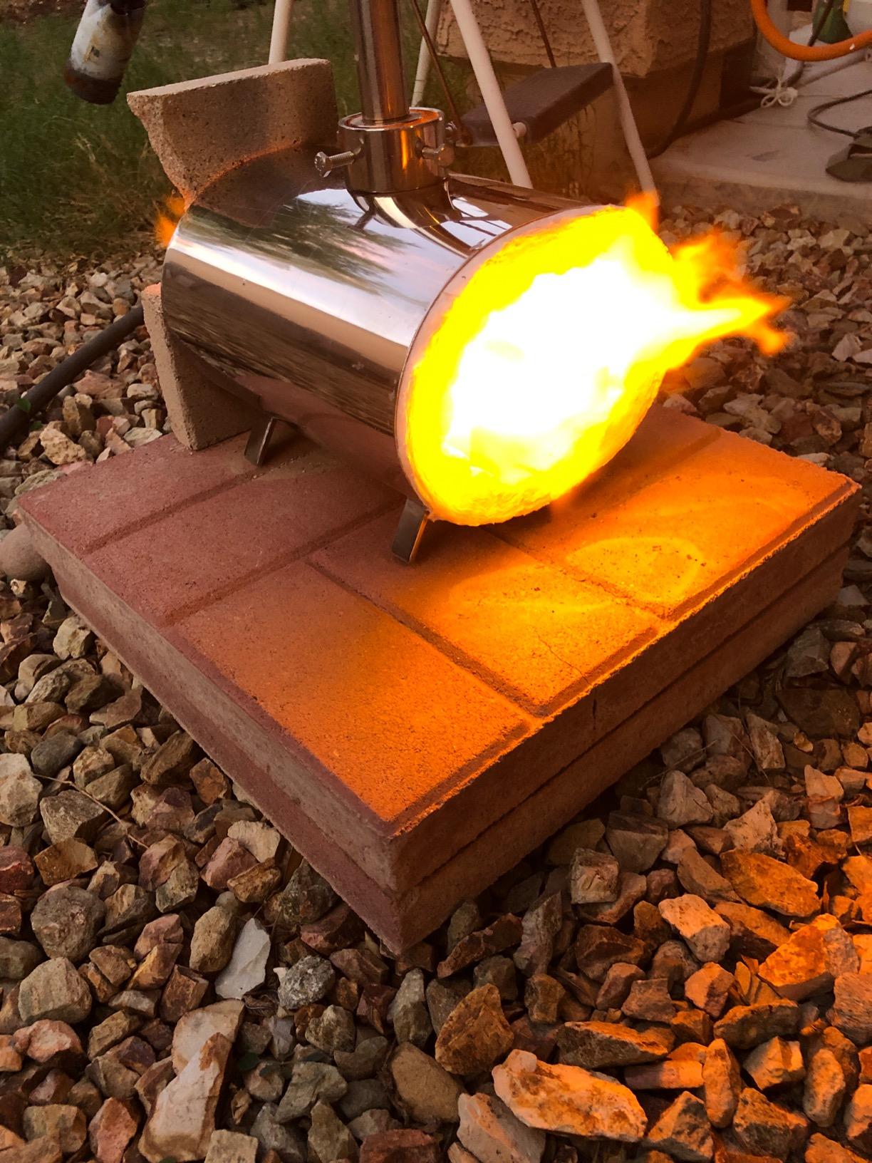 Propane Gas Forge Single Burner - Portable Farrier Blacksmithing Forge Kit customer photo 1