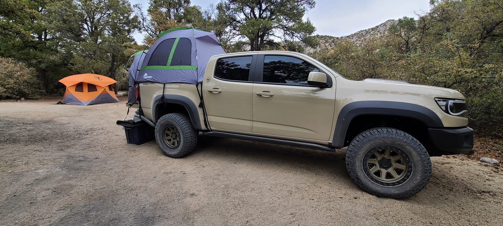 Napier Backroadz Truck Tent | Pickup Truck Bed Camping Tent | Rainfly for Water Protection | Sturdy and Spacious 2-Person Truck Tent | Easy 10-Minute Setup | Gray/Green customer photo 2