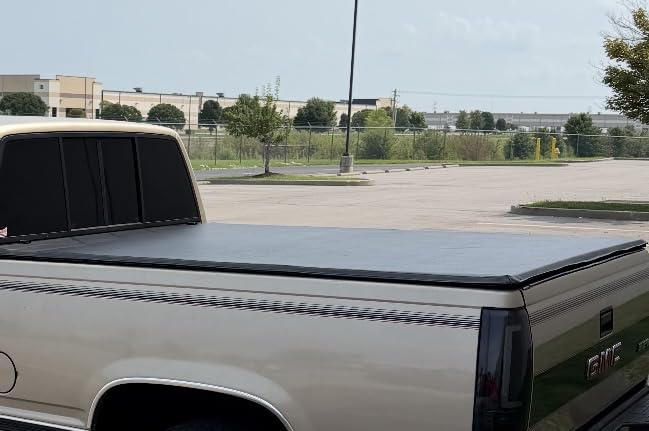 DNA Motoring TTC-RU-033 Soft Vinyl Roll-Up Tonneau Cover Compatible with 1999-2006 Silverado Sierra 1500 2500 3500 & HD Models 6.5Ft Fleetside Bed, Black customer photo 2