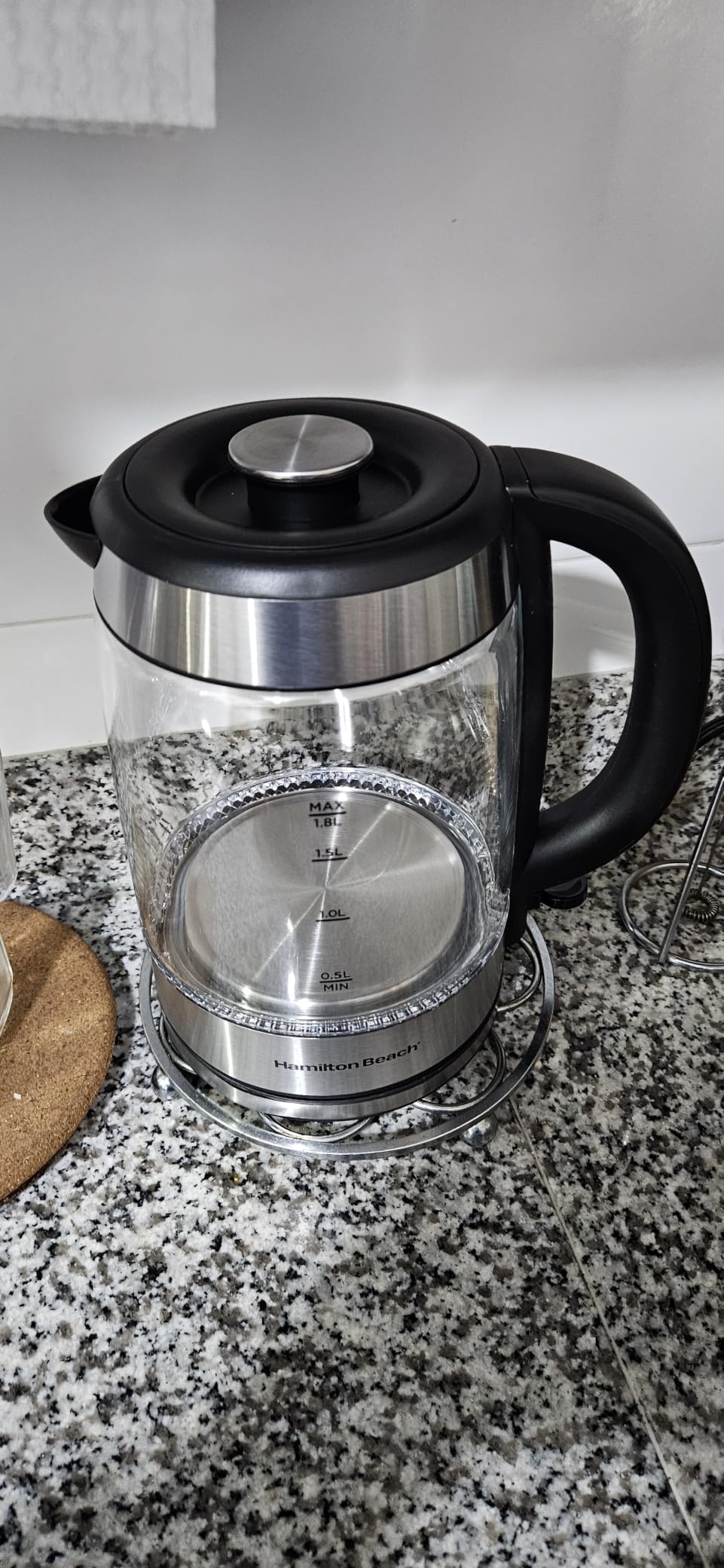 Hamilton Beach 1.7 Liter Electric Tea Kettle, Water Boiler & Heater customer photo 2