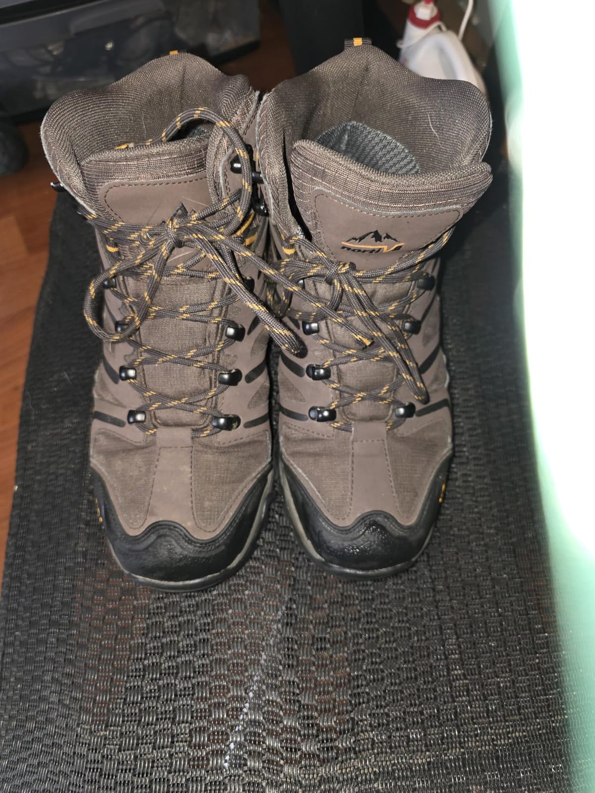 NORTIV 8 Men's Ankle High Waterproof Hiking Boots customer photo 2
