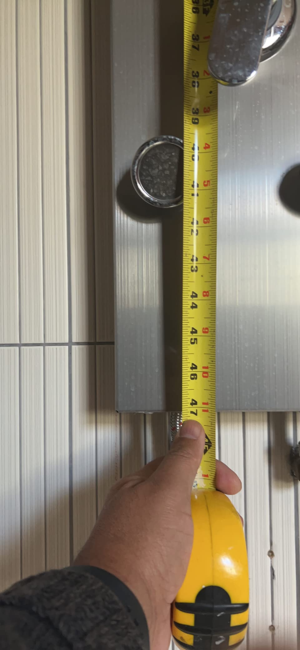 ROVOGO Shower Panel Tower System With Adjustable Shower Head, Brushed customer photo 1