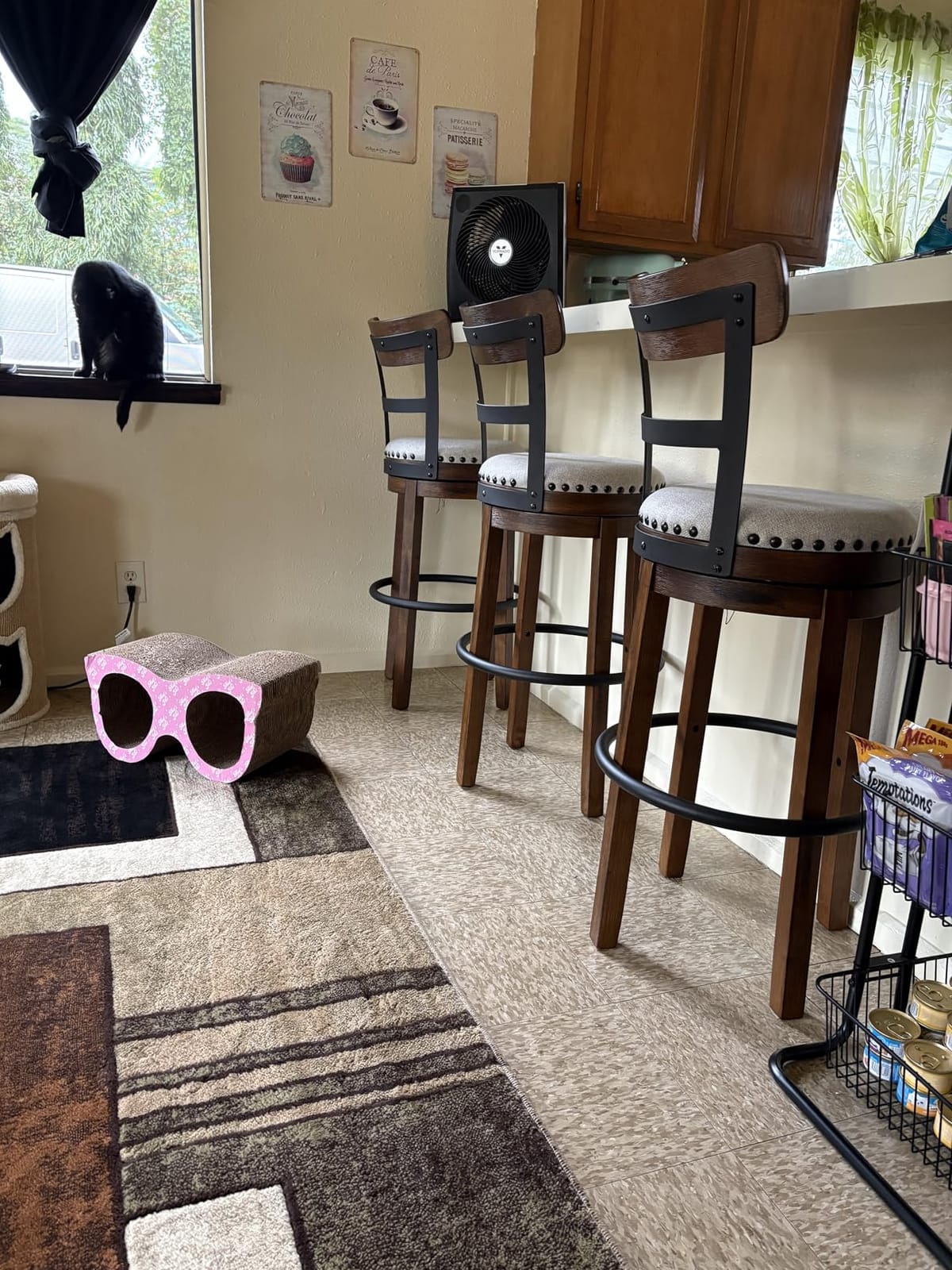 Signature Design by Ashley Valebeck Swivel Bar Stool with Back, 30 in customer photo 2