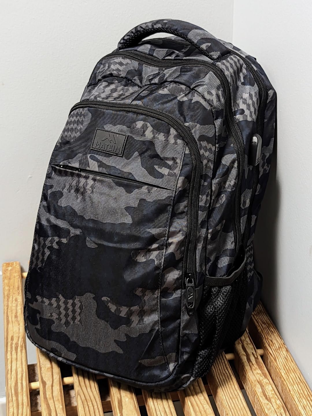 MATEIN Blue Heavy Duty Backpack, Computer Bookbag Fits 17 Inch Notebook customer photo 2