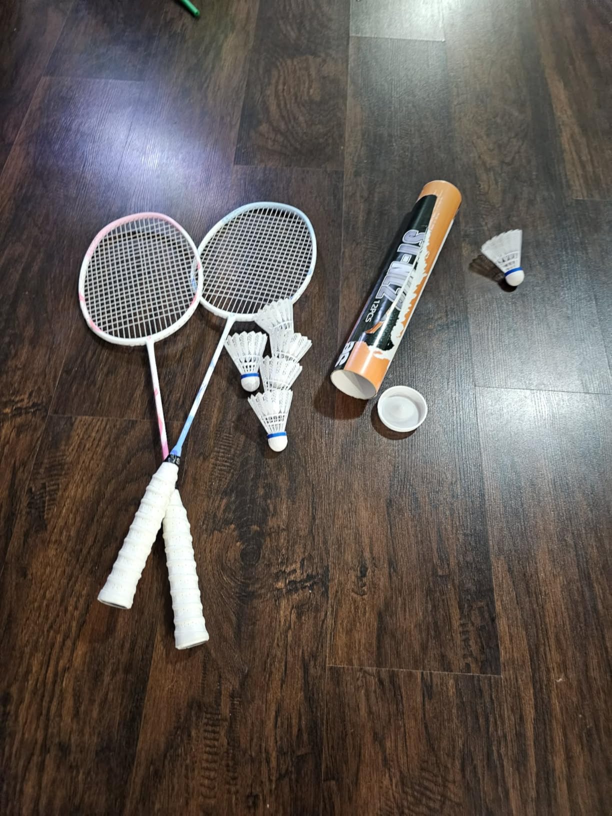 Senston N80 Carbon Fiber Badminton Racket 79g Lightweight 2-Player Set customer photo 1