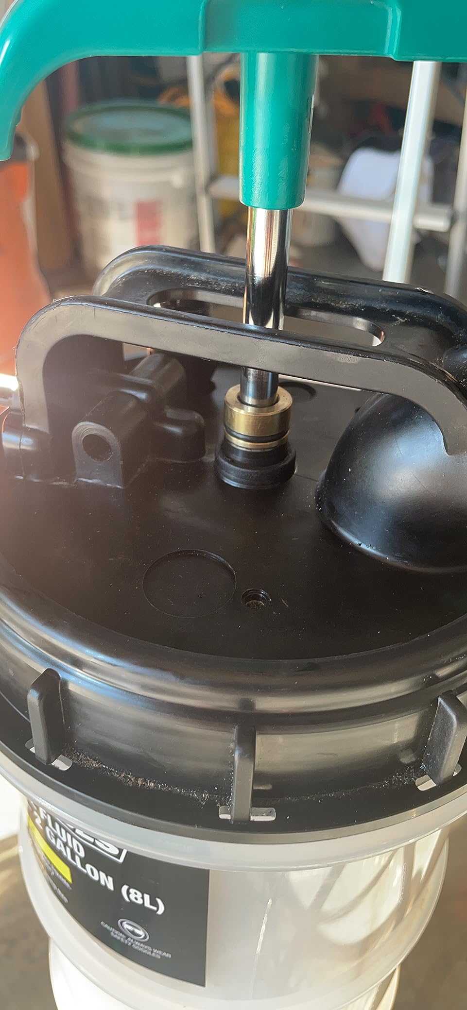 OEMTOOLS 24936 Manual Fluid Extractor Pump, 8L Oil Extractor Pump, 5ft Hose customer photo 1