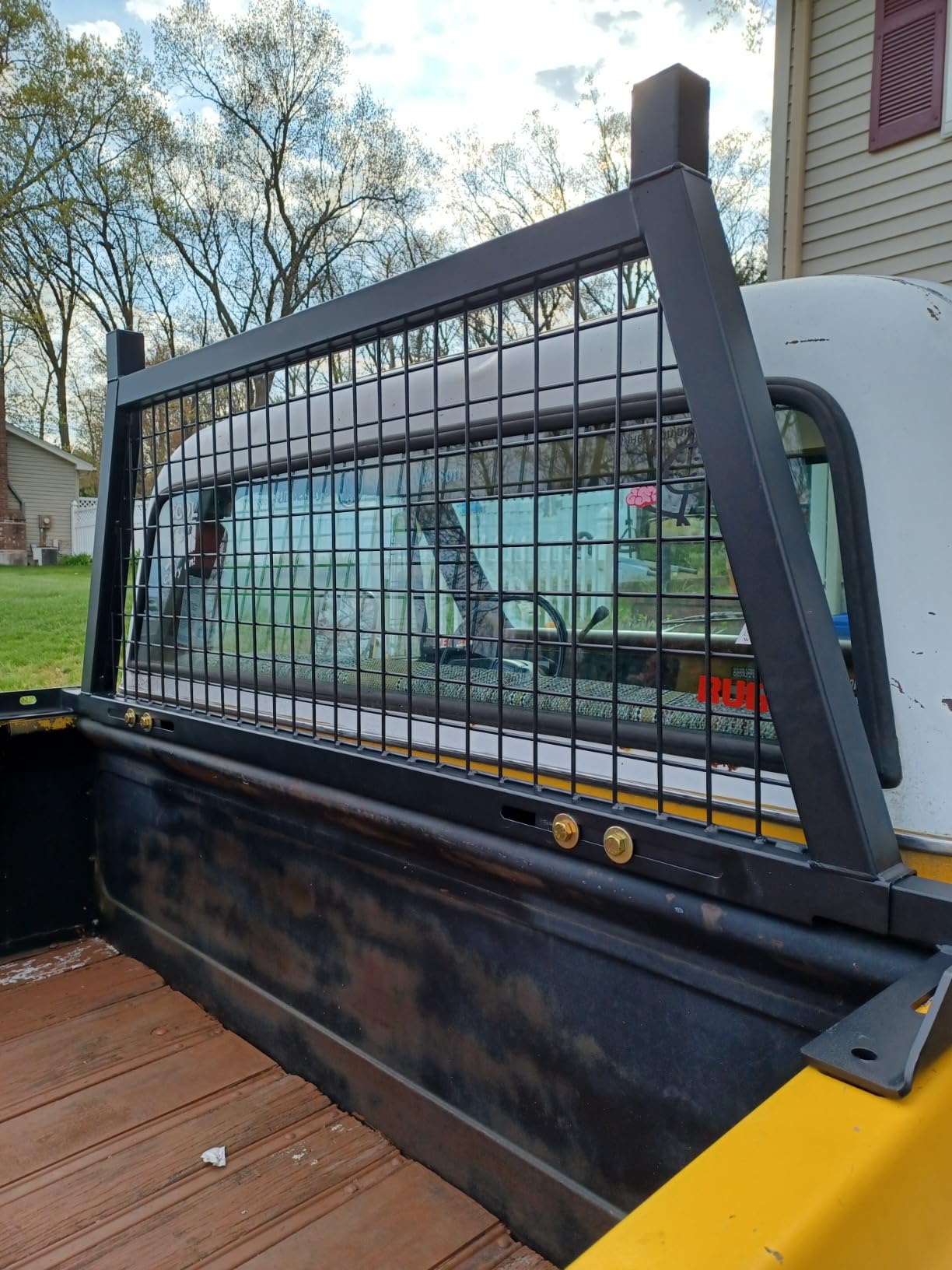Guide Gear Adjustable Pick-Up Truck Headache Rack Bed Accessories, Steel Mesh Panel, Black customer photo 1