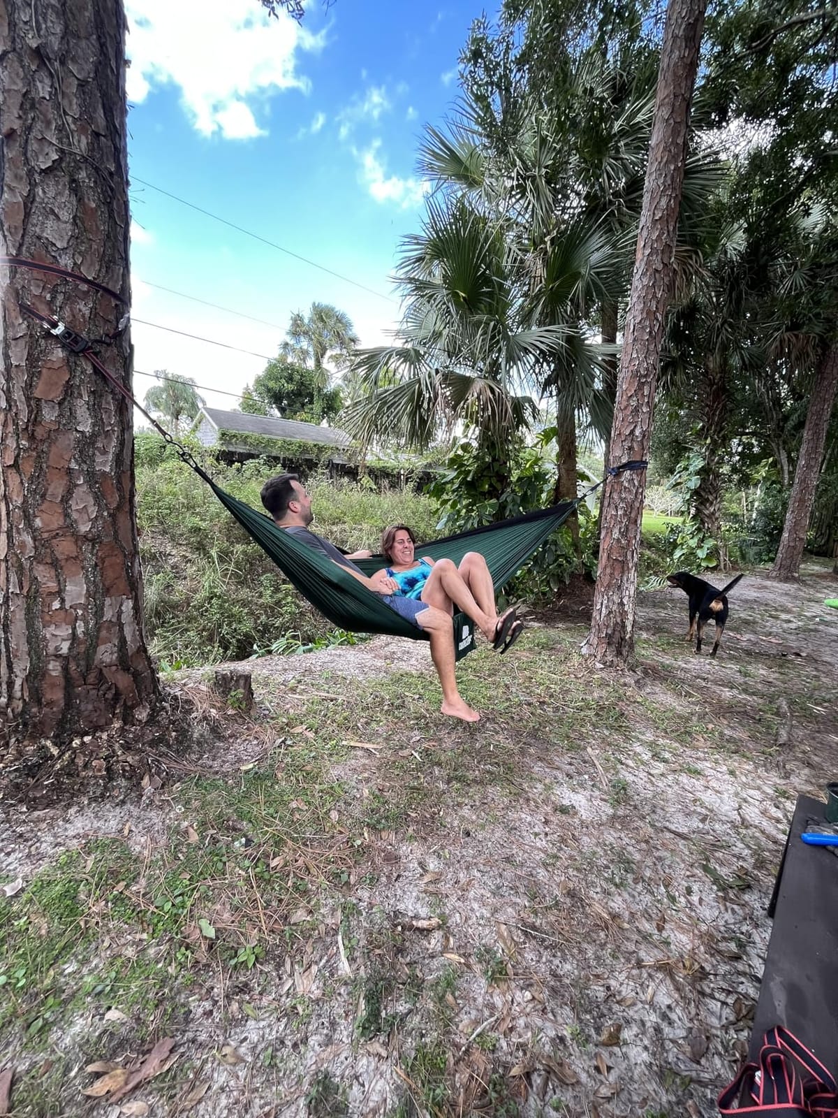Covacure Camping Hammock, 772 lbs Capacity Double Hammock - Black customer photo 1