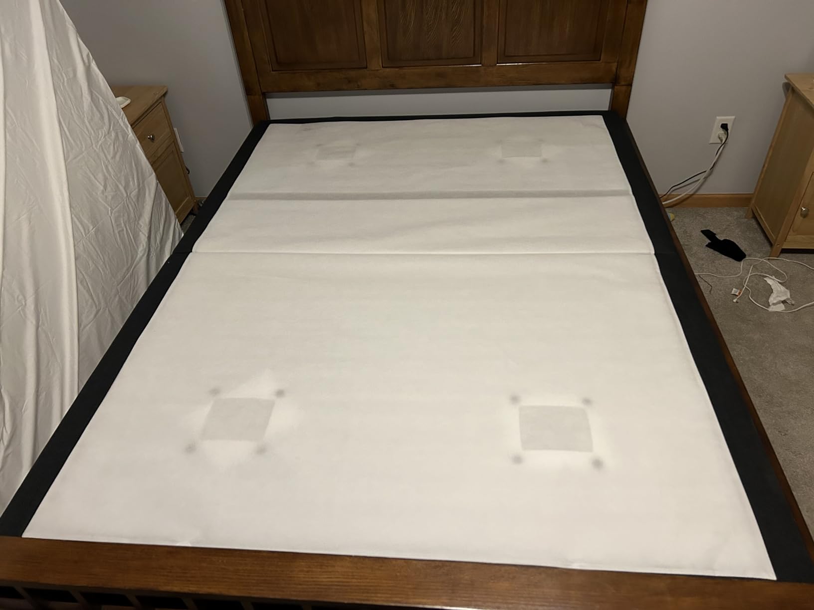 Blissful Nights z4 Adjustable Bed Frame for Storage Beds with Massage Anti-Snore, Zero G, USB Charging Station, Wireless Remote Head and Foot Incline and No Tools Required Assembly … (Queen) customer photo 1