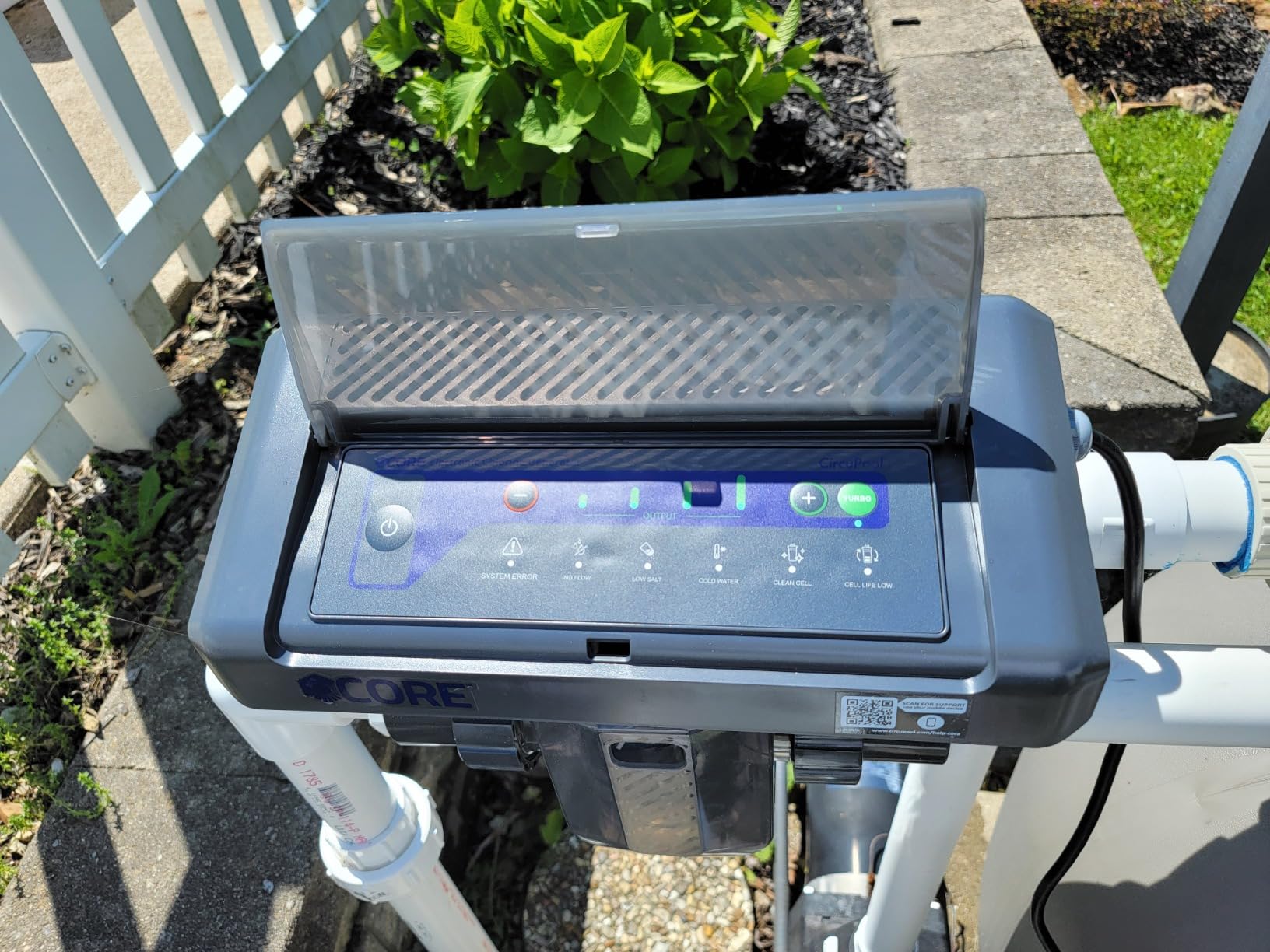 CircuPool CORE35 Salt Chlorine Generator System | 35,000 Gallon Pool Max customer photo 2